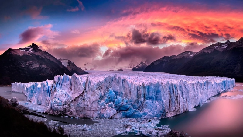 1080P Landscape Perito Moreno Glacier Nature Patagonia HD Wallpaper