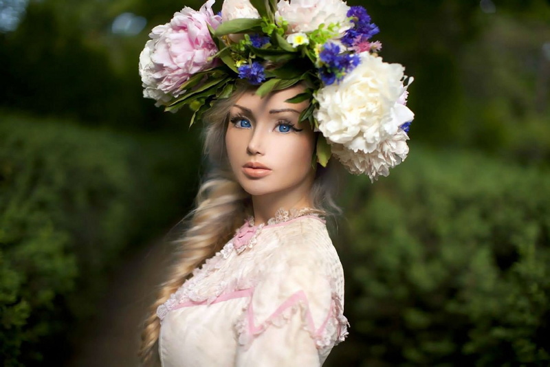 Cosplay Valeria Blonde Lukyanova Sexy Fetish Barbie Model 1080P