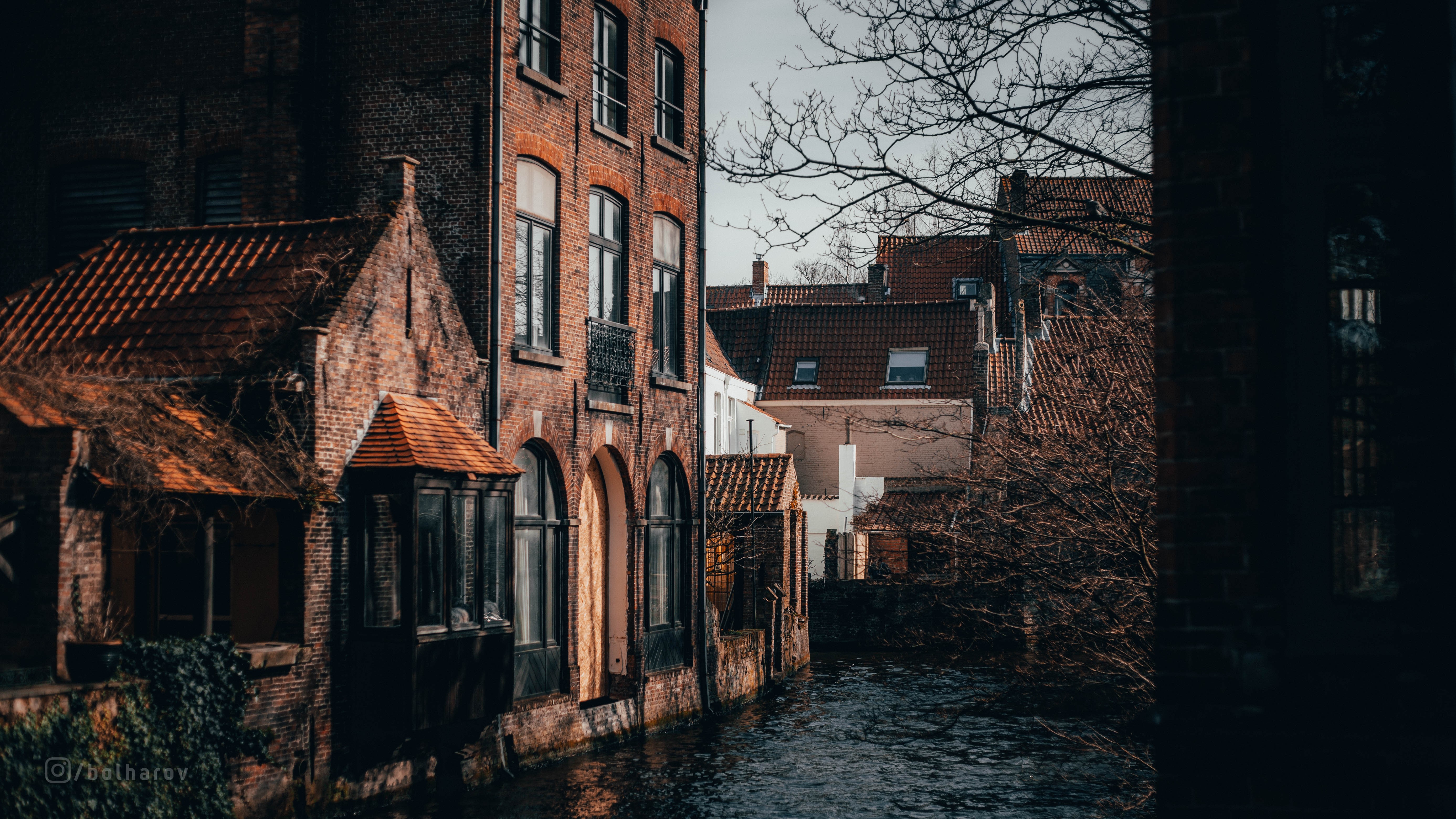 Bruges, architecture, house, HD Wallpaper