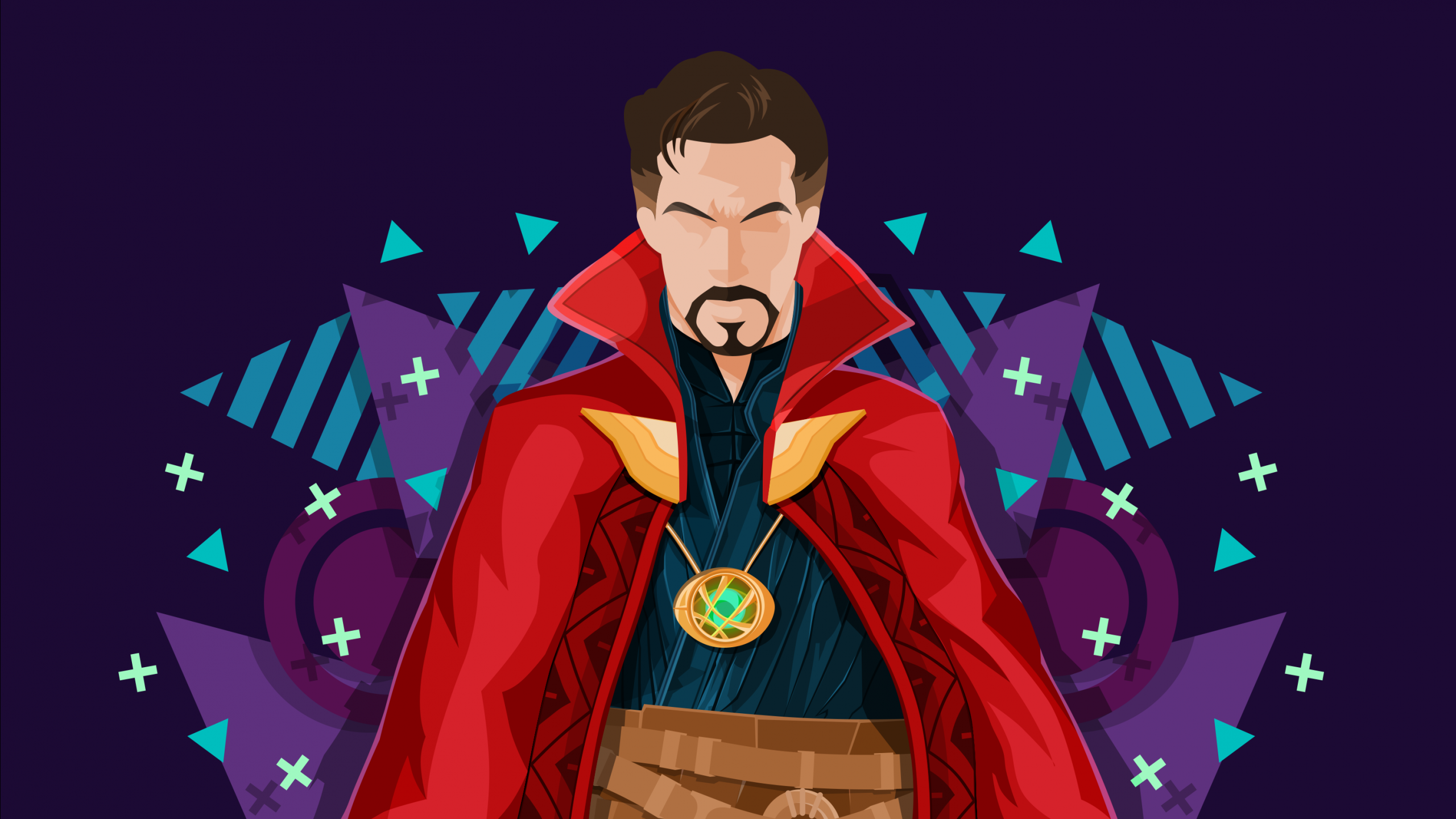 Marvel Cinematic Universe, Dr. Strange, phanirithvij, Doctor Strange, Marvel Comics, frontal view, HD Wallpaper