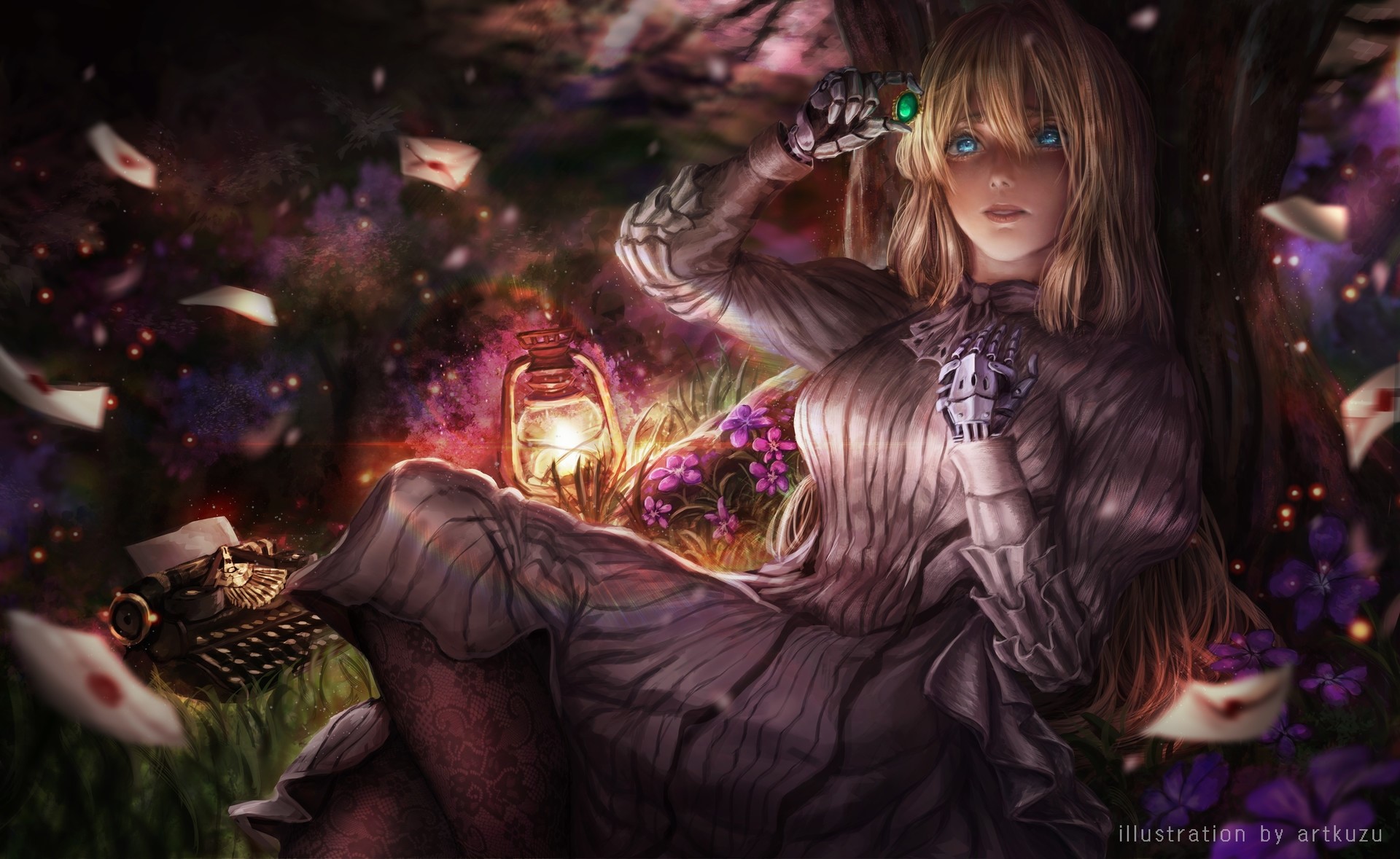 anime, anime girls, Violet Evergarden, HD Wallpaper