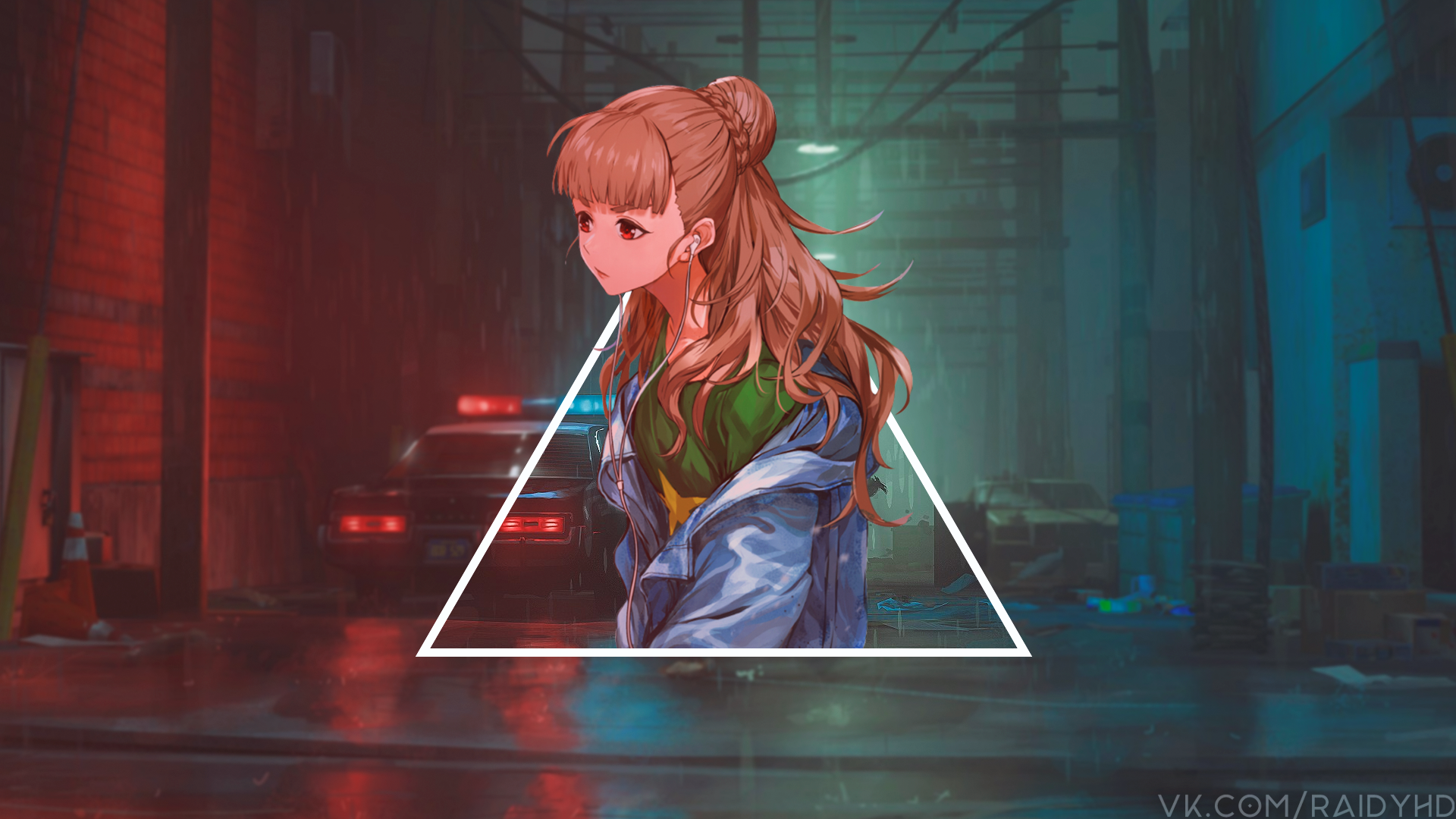 anime, anime girls, picture-in-picture, HD Wallpaper