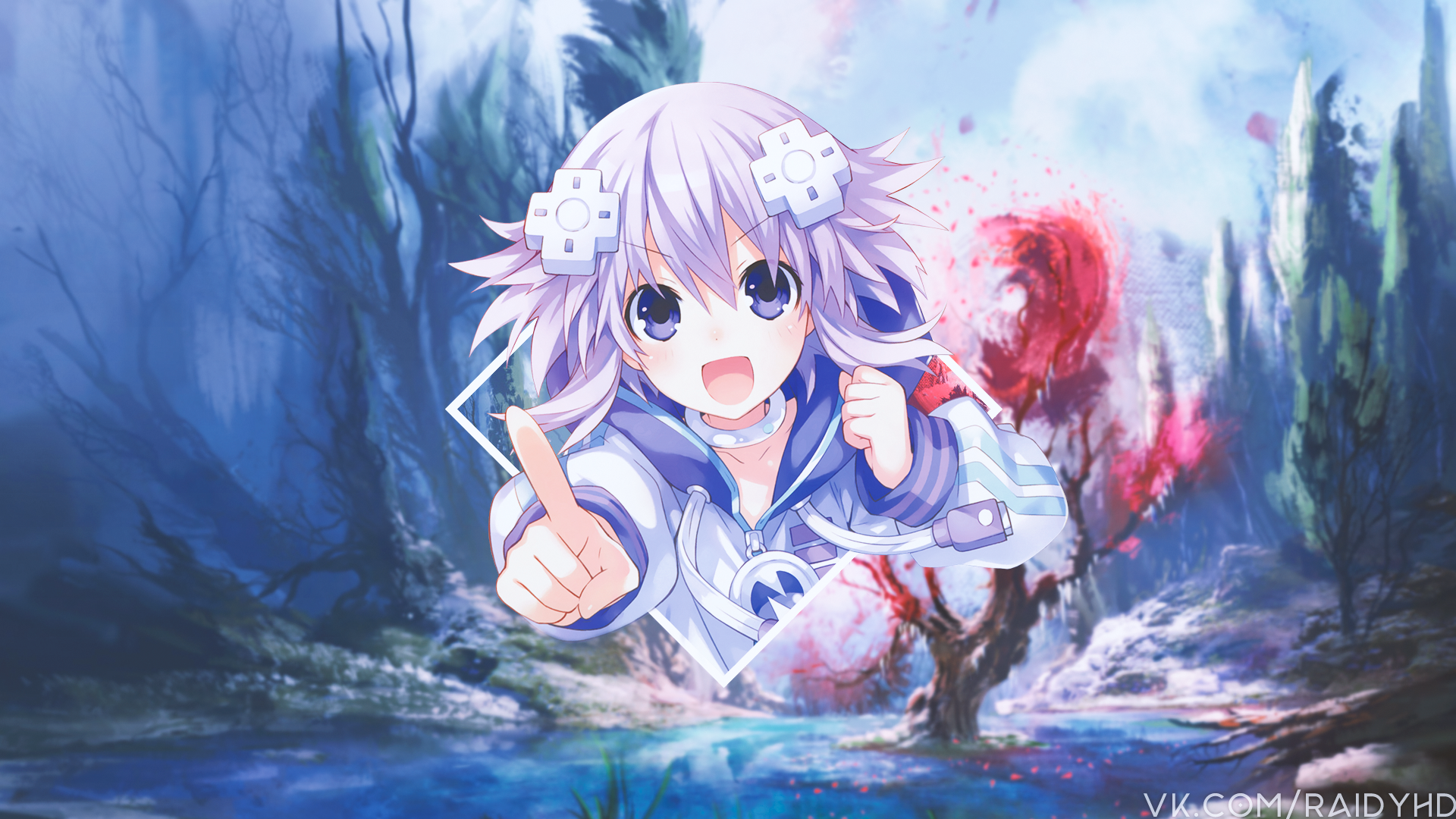 anime, anime girls, picture-in-picture, HD Wallpaper
