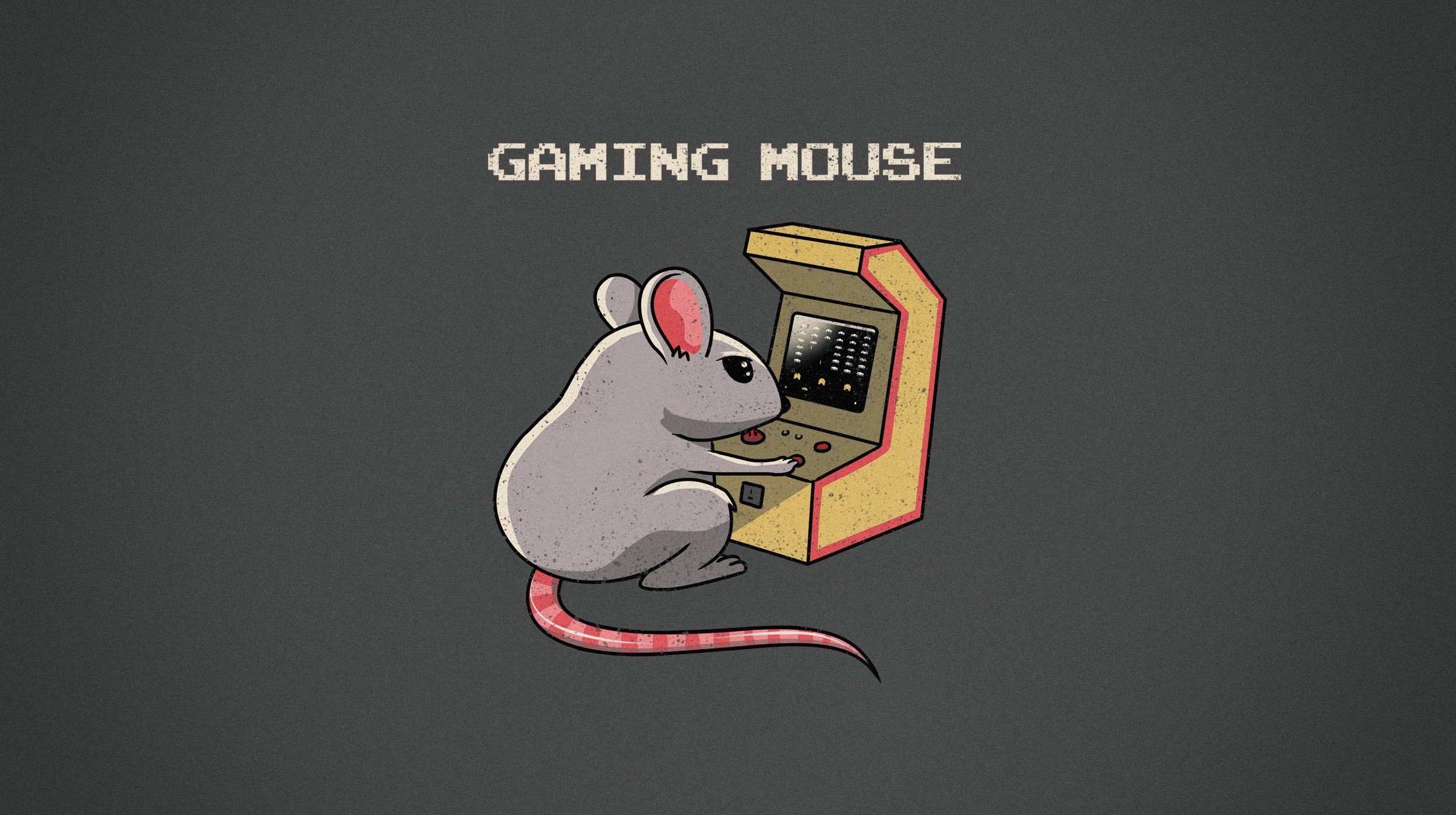 humor, artwork, video games, mice, retro games, HD Wallpaper