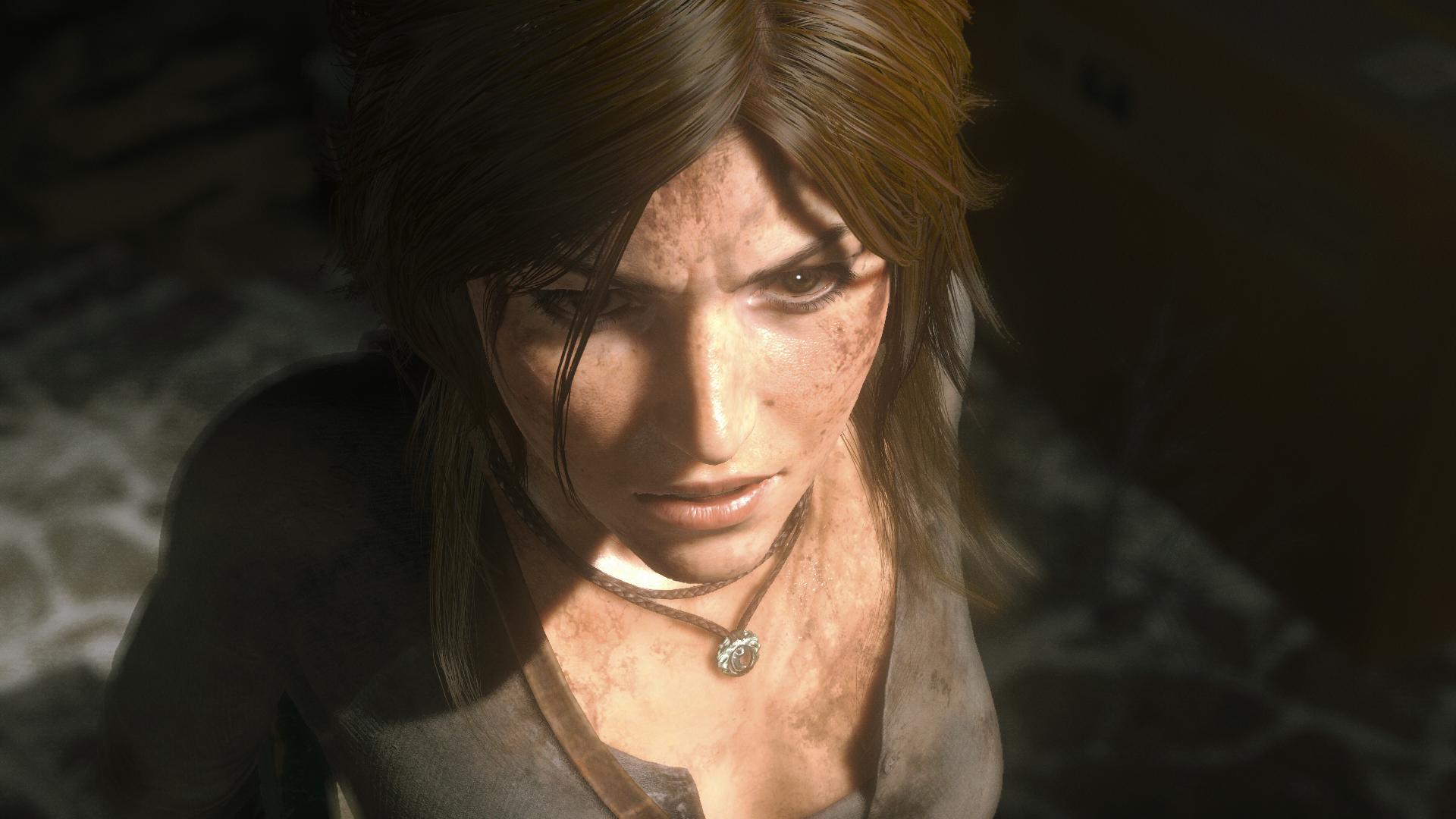 Tomb Raider, Rise of the Tomb Raider, screen shot, Lara Croft, high angle, HD Wallpaper