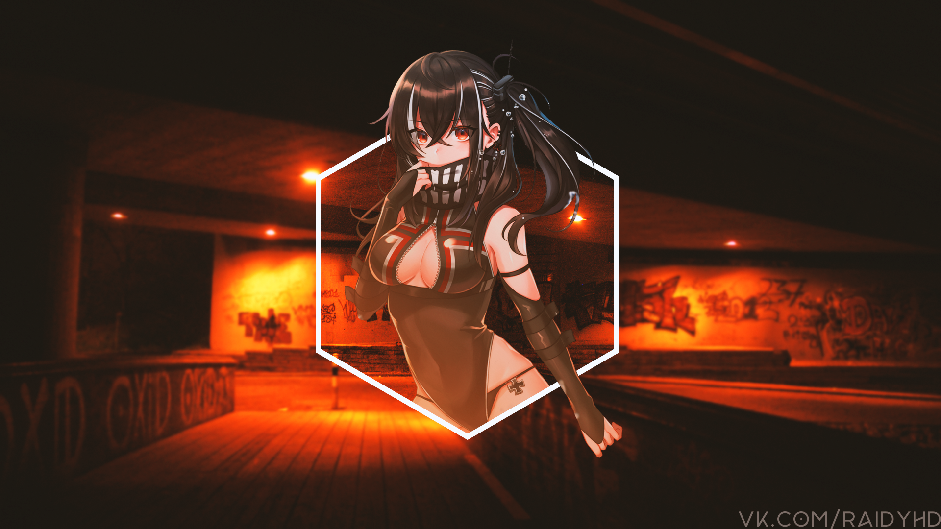 anime, anime girls, picture-in-picture, HD Wallpaper