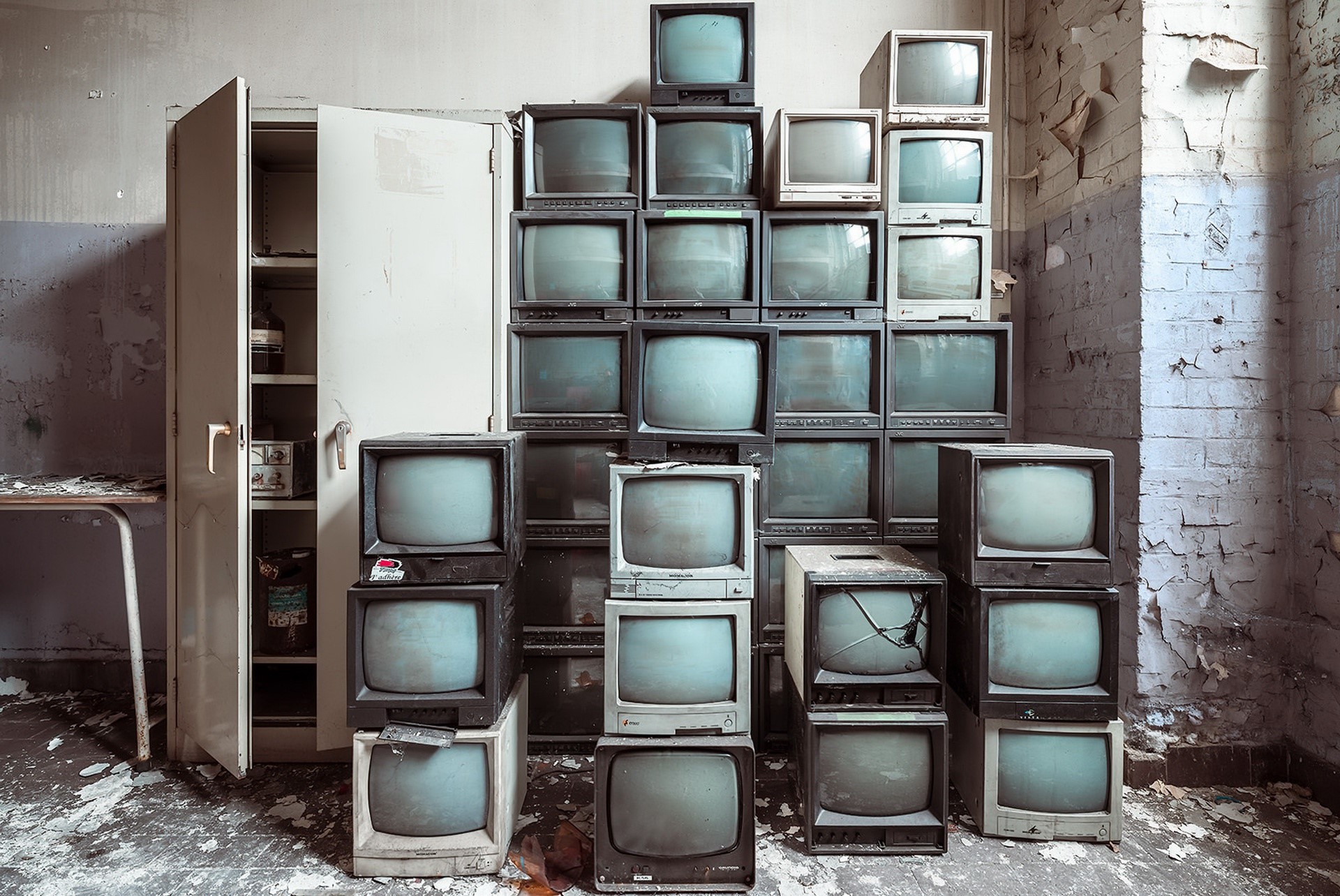 TV, old, technology, HD Wallpaper