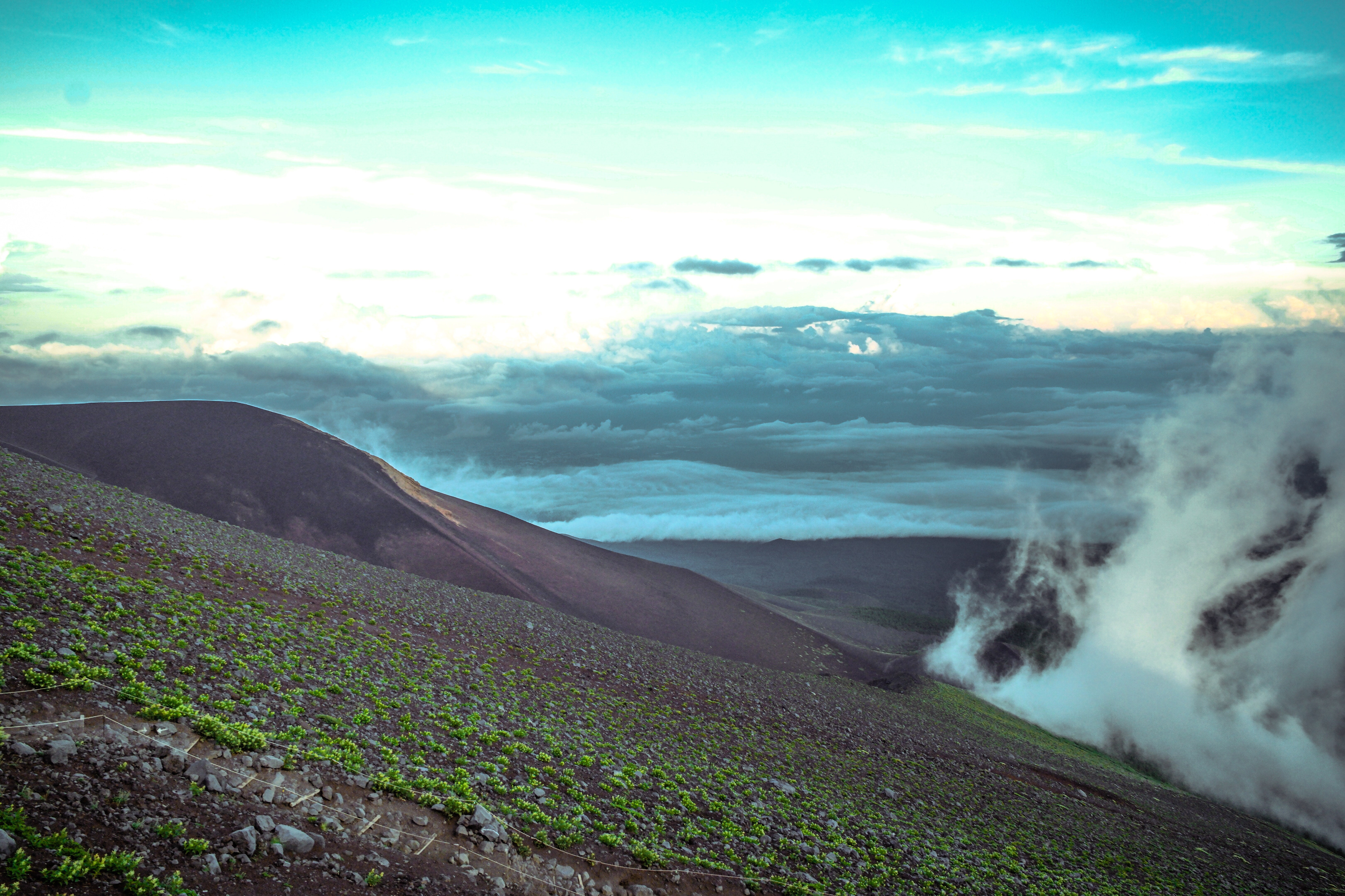 landscape, nature, clouds, valley, mountains, HD Wallpaper