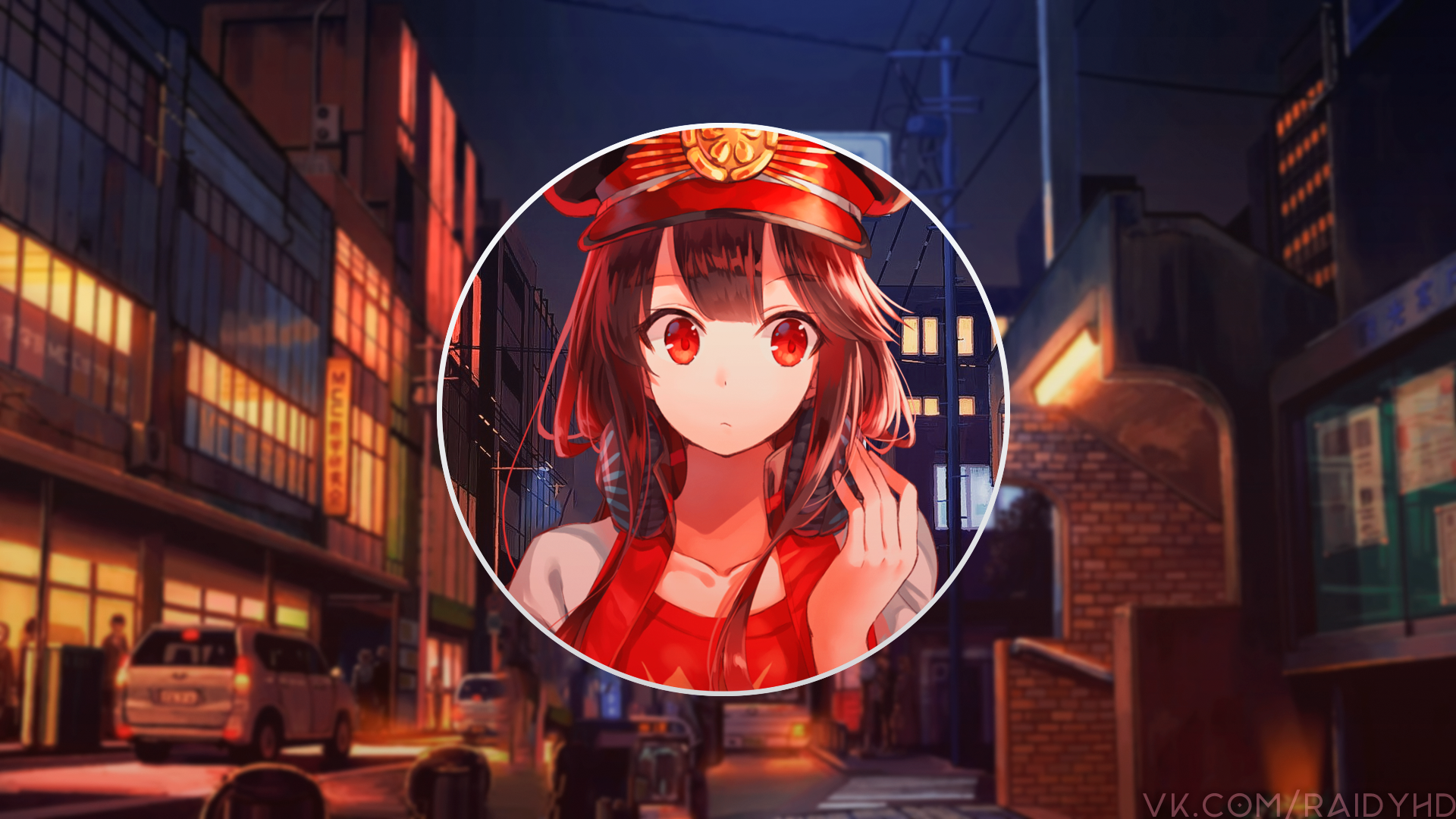 anime, anime girls, picture-in-picture, HD Wallpaper