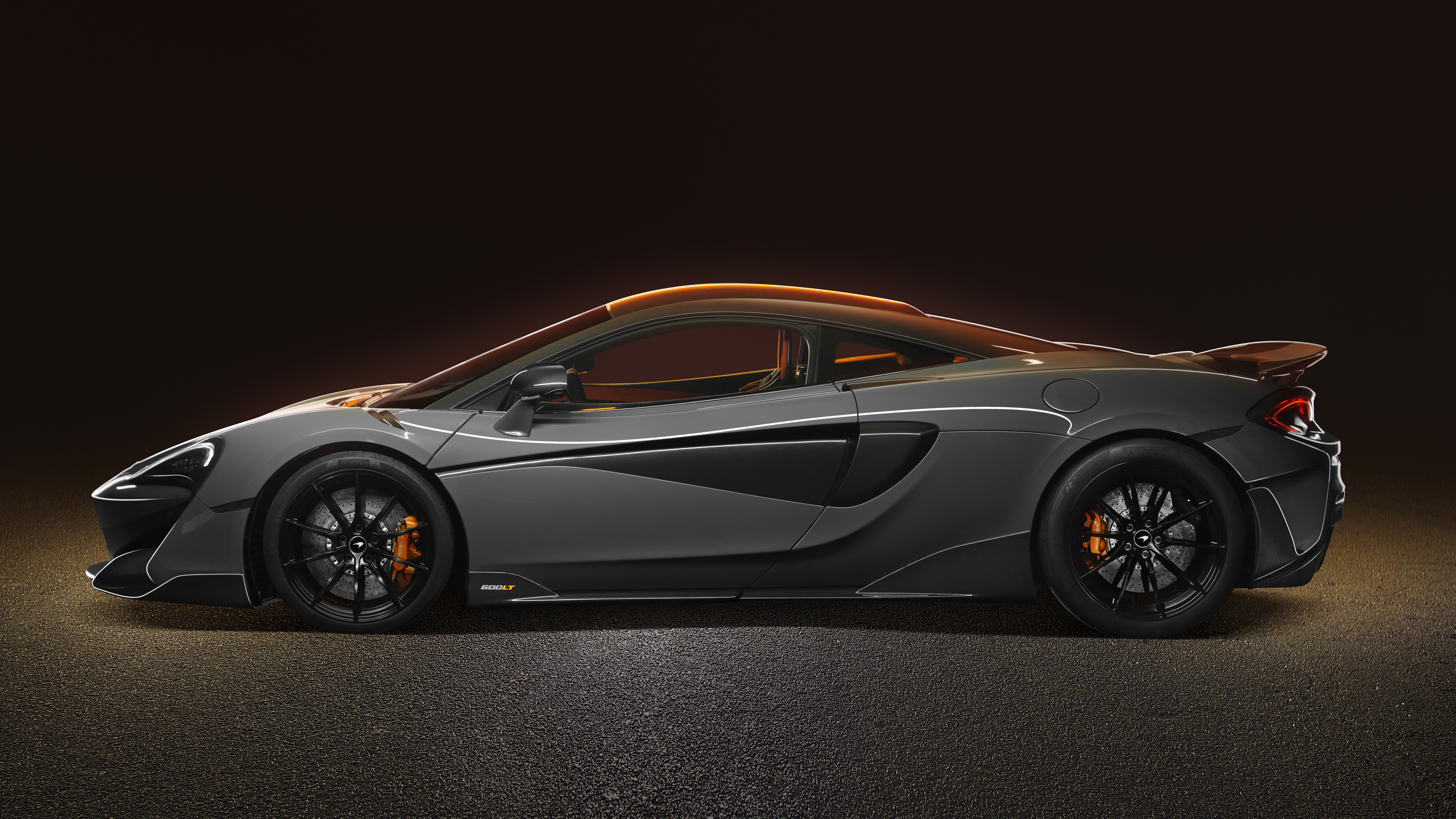 McLaren 600LT, car, McLaren, side view, HD Wallpaper