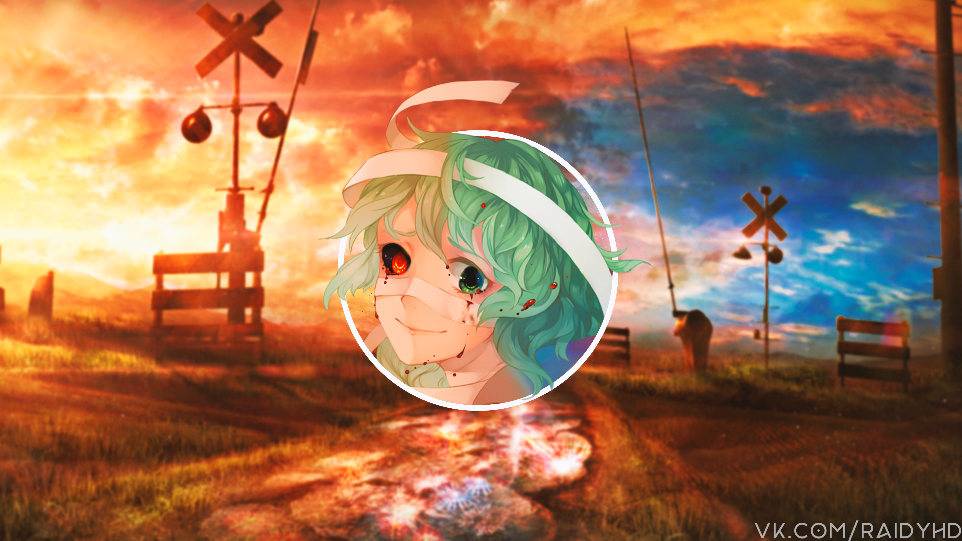 anime, anime girls, picture-in-picture, Tokyo Ghoul, HD Wallpaper