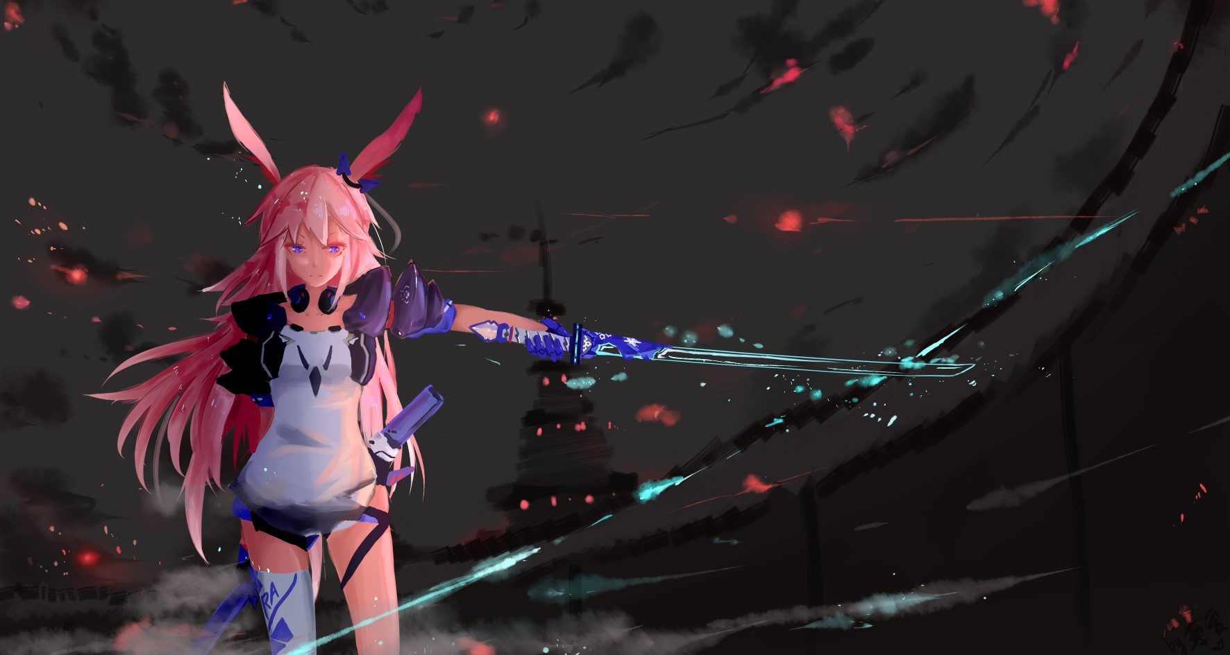 anime, anime girls, Honkai Impact, HD Wallpaper