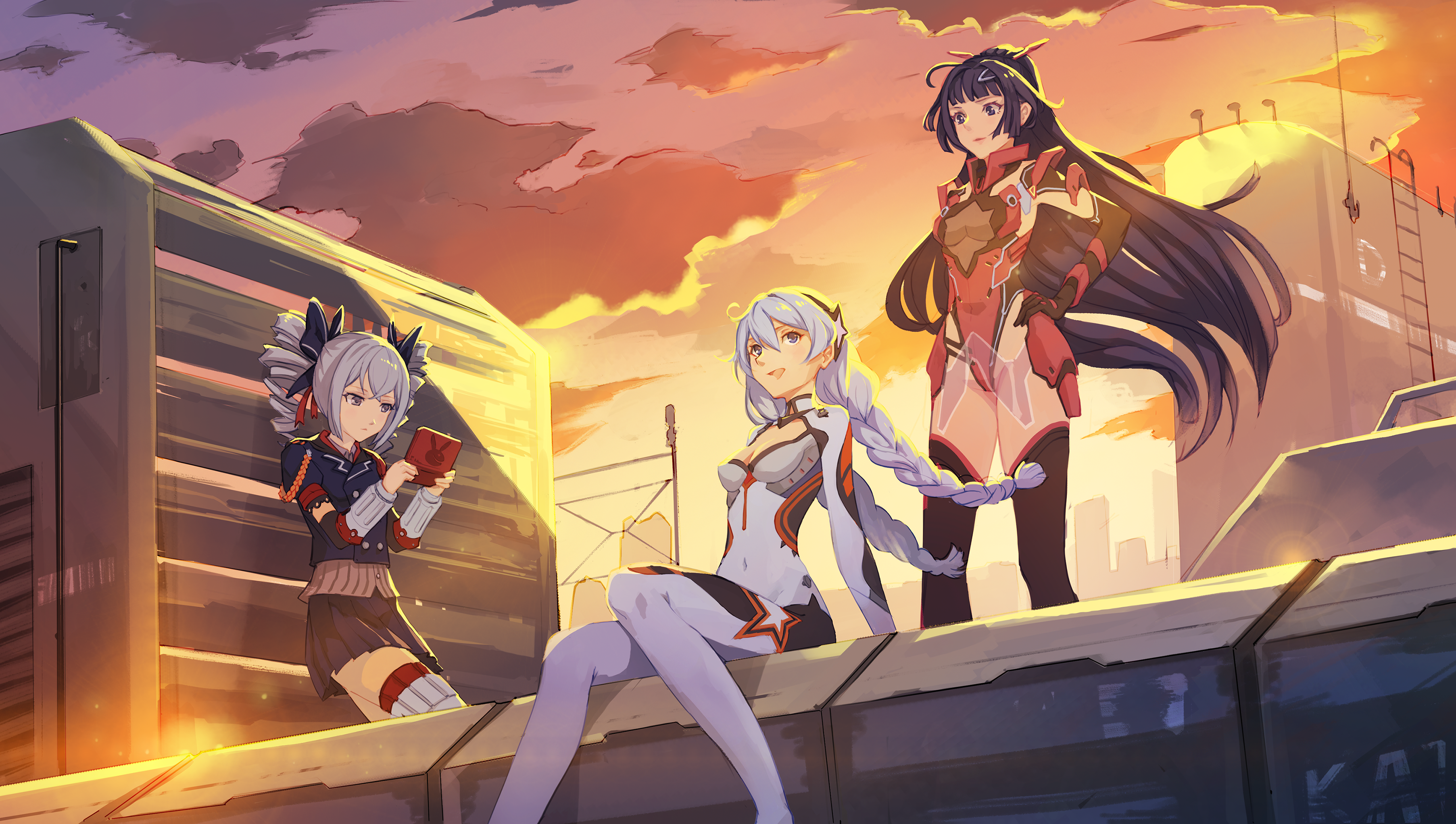 anime, anime girls, Honkai Impact, HD Wallpaper