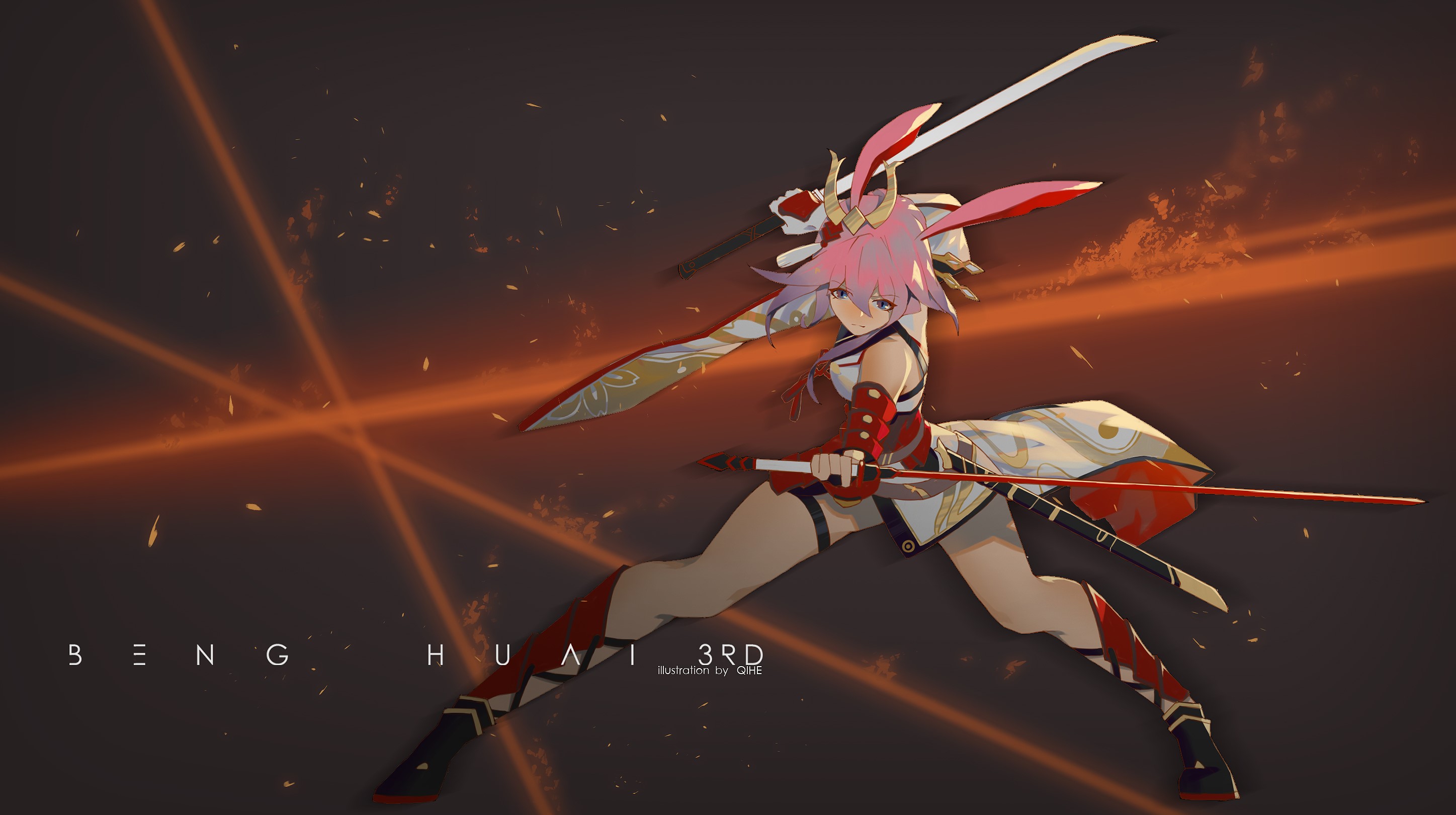 anime, anime girls, Honkai Impact, HD Wallpaper