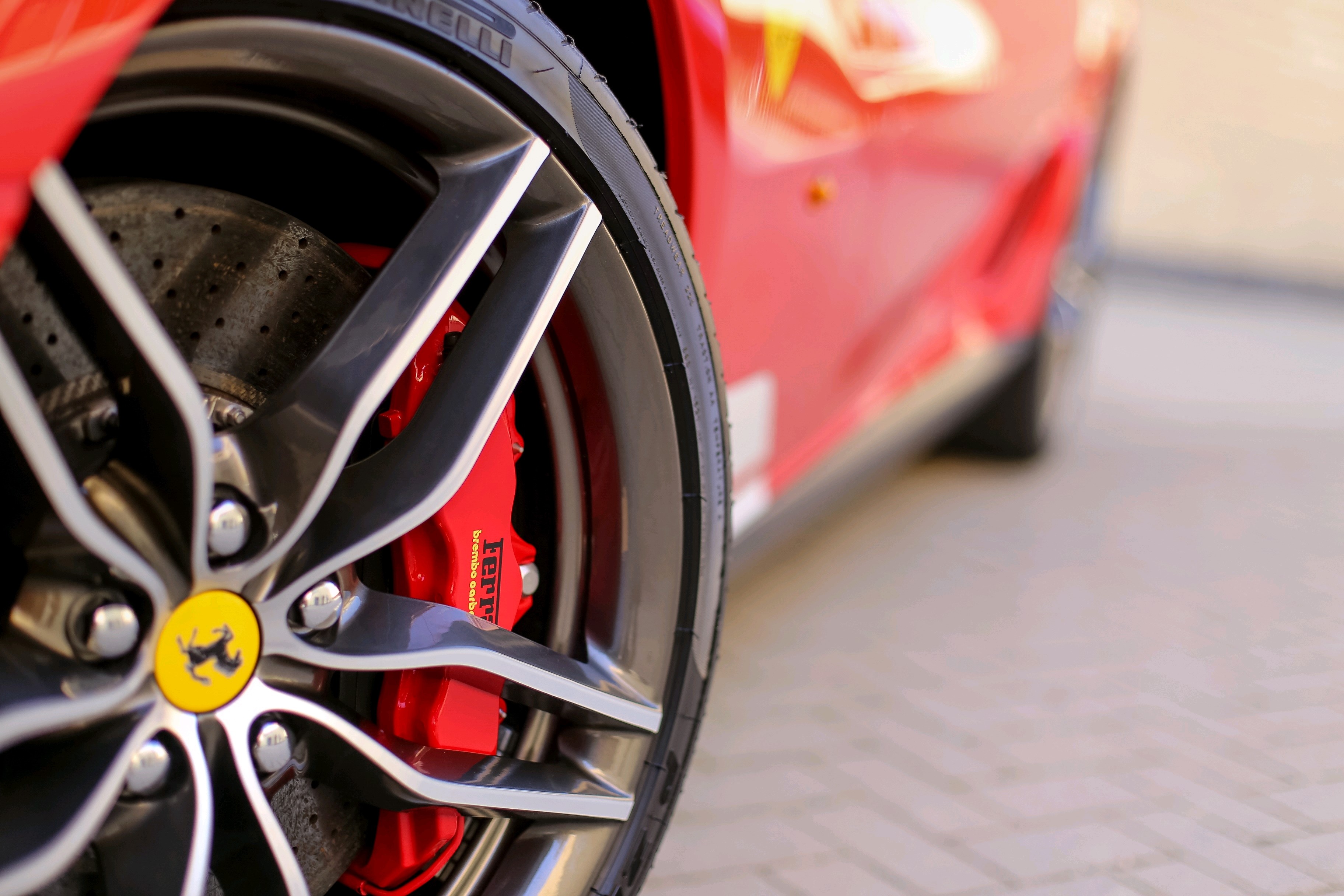 car, Ferrari, luxury, supercars, red, HD Wallpaper
