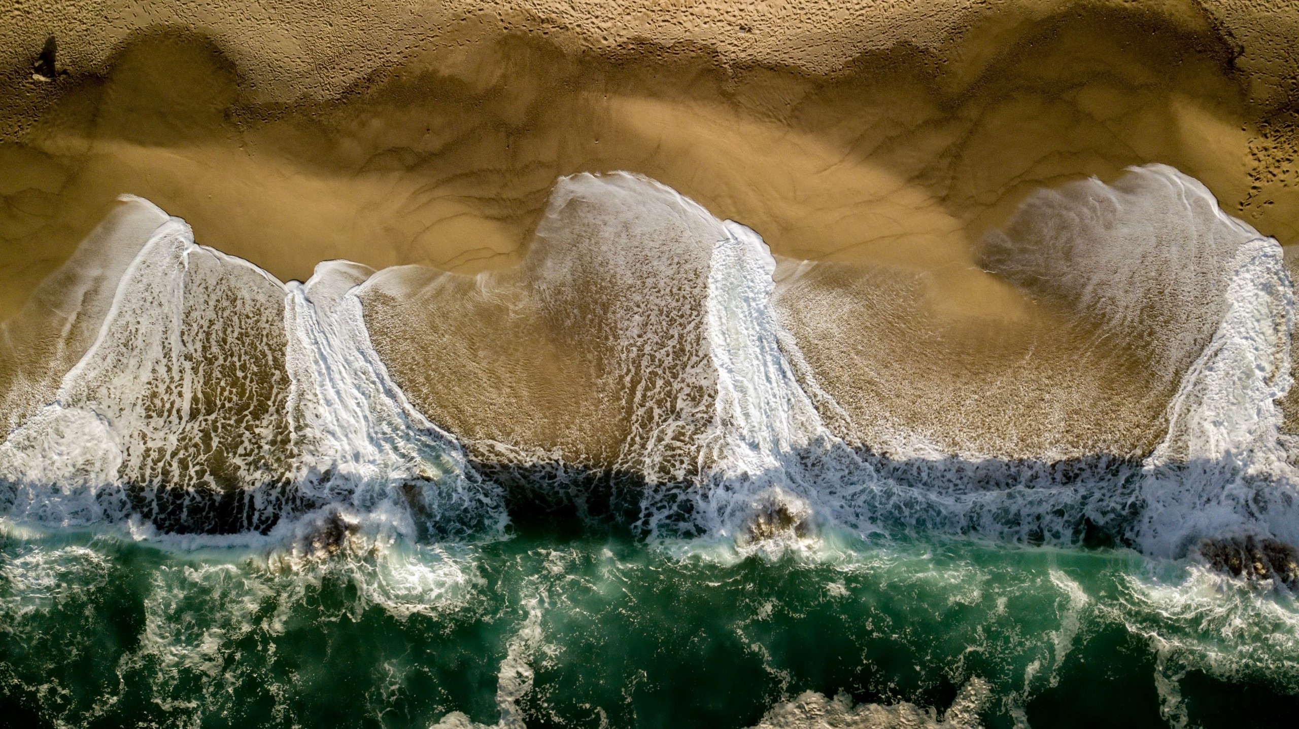 aerial view, nature, sea, coast, Corsica, HD Wallpaper