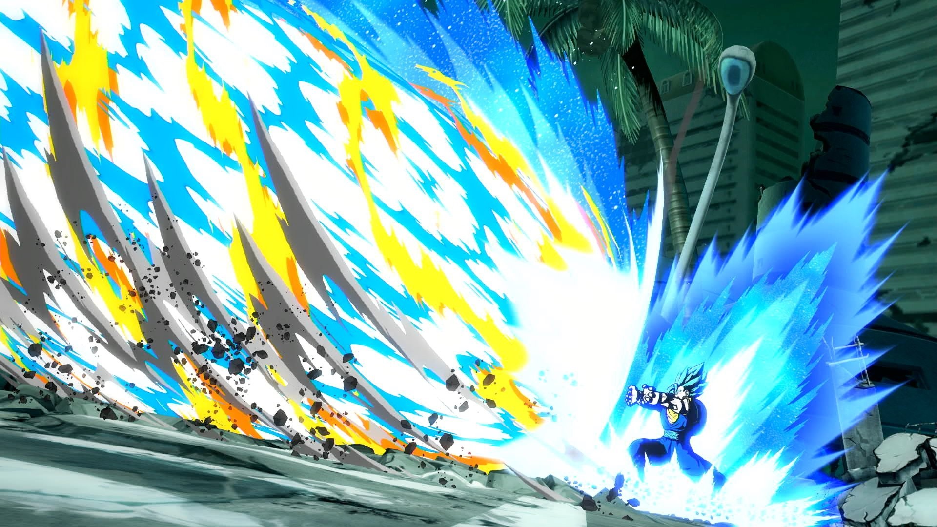 video games, Dragon Ball, Dragon Ball FighterZ, anime, cyan, HD Wallpaper