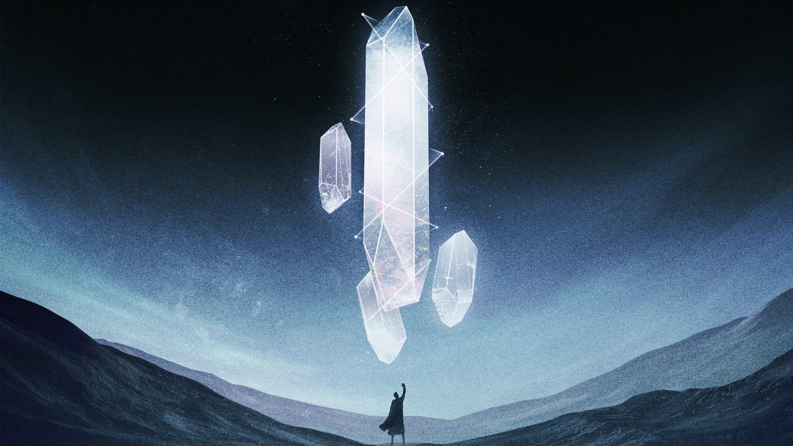 digital art, music, abstract, Dabin, HD Wallpaper