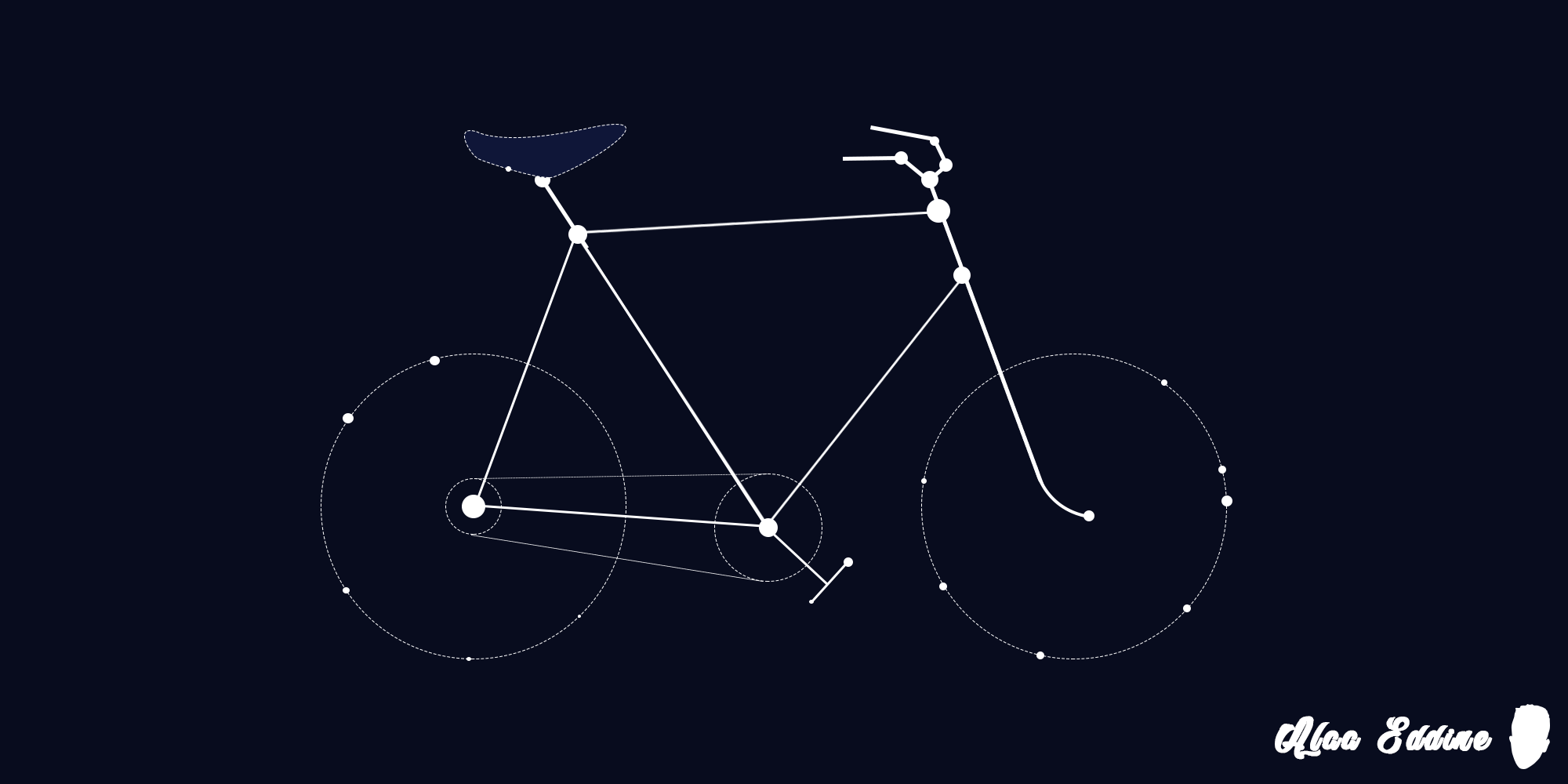 bicycle, simple background, geometry, HD Wallpaper