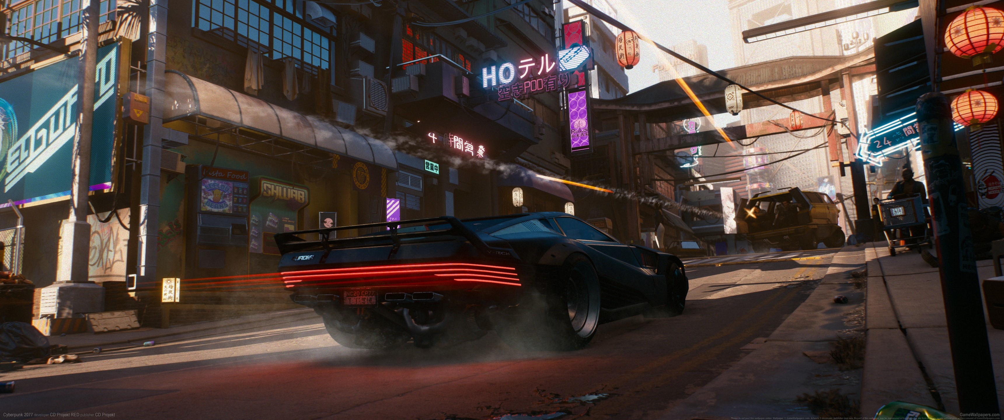 video games, cyberpunk, Cyberpunk 2077, ultrawide, ultra-wide, HD Wallpaper