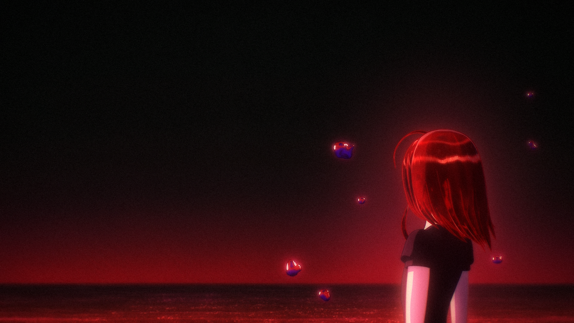 Houseki no Kuni, cinnabar, anime, redhead, red, HD Wallpaper
