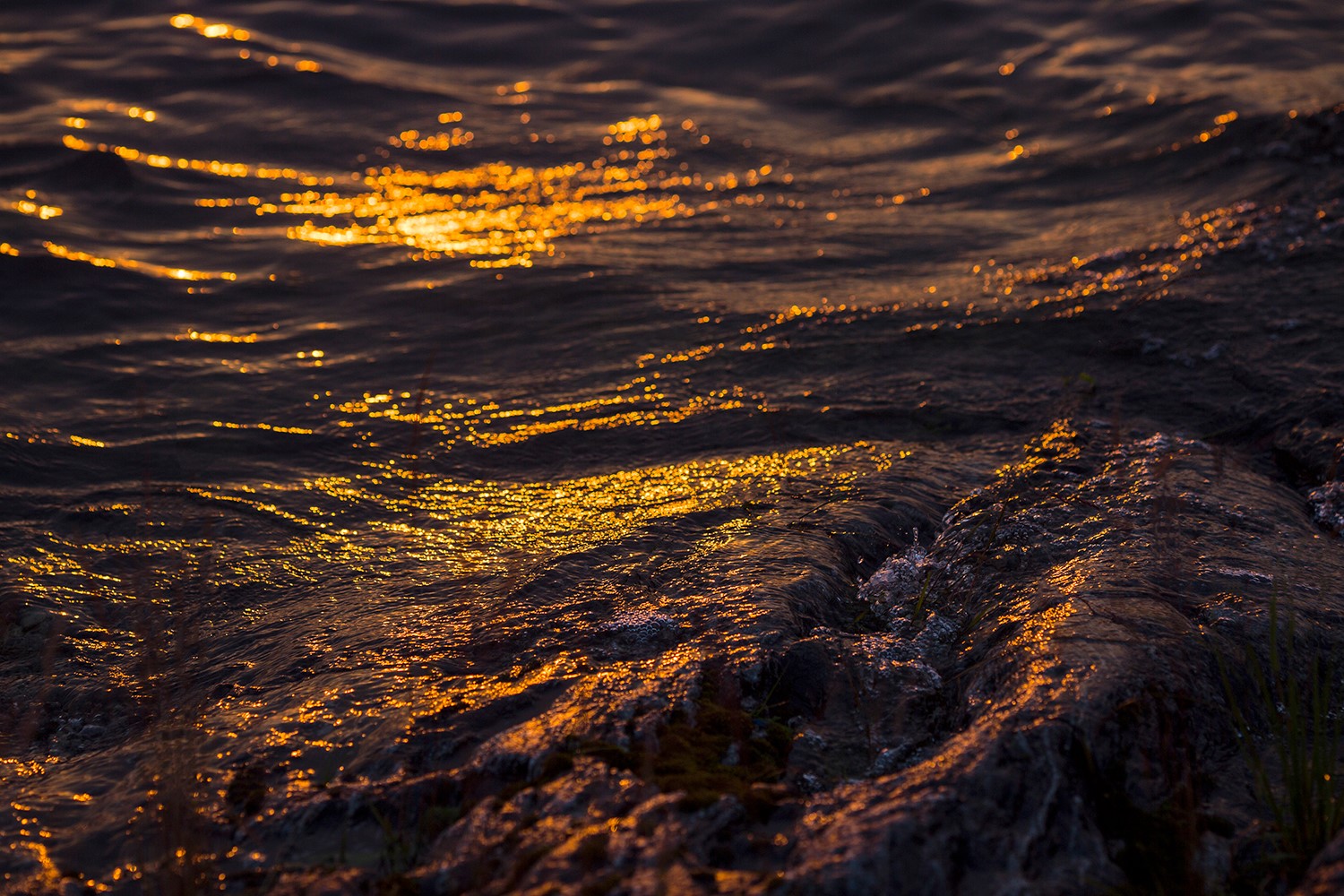 Karelia, nature, waves, rocks, water, HD Wallpaper