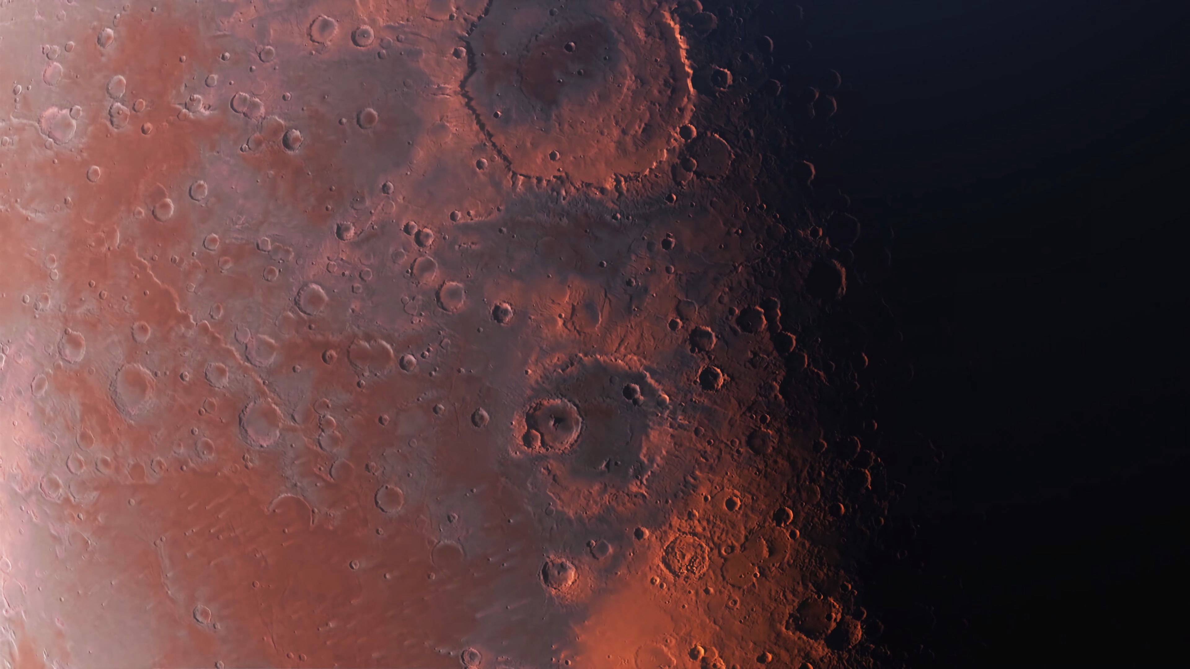 planet, craters, surface, space, 4k, HD Wallpaper