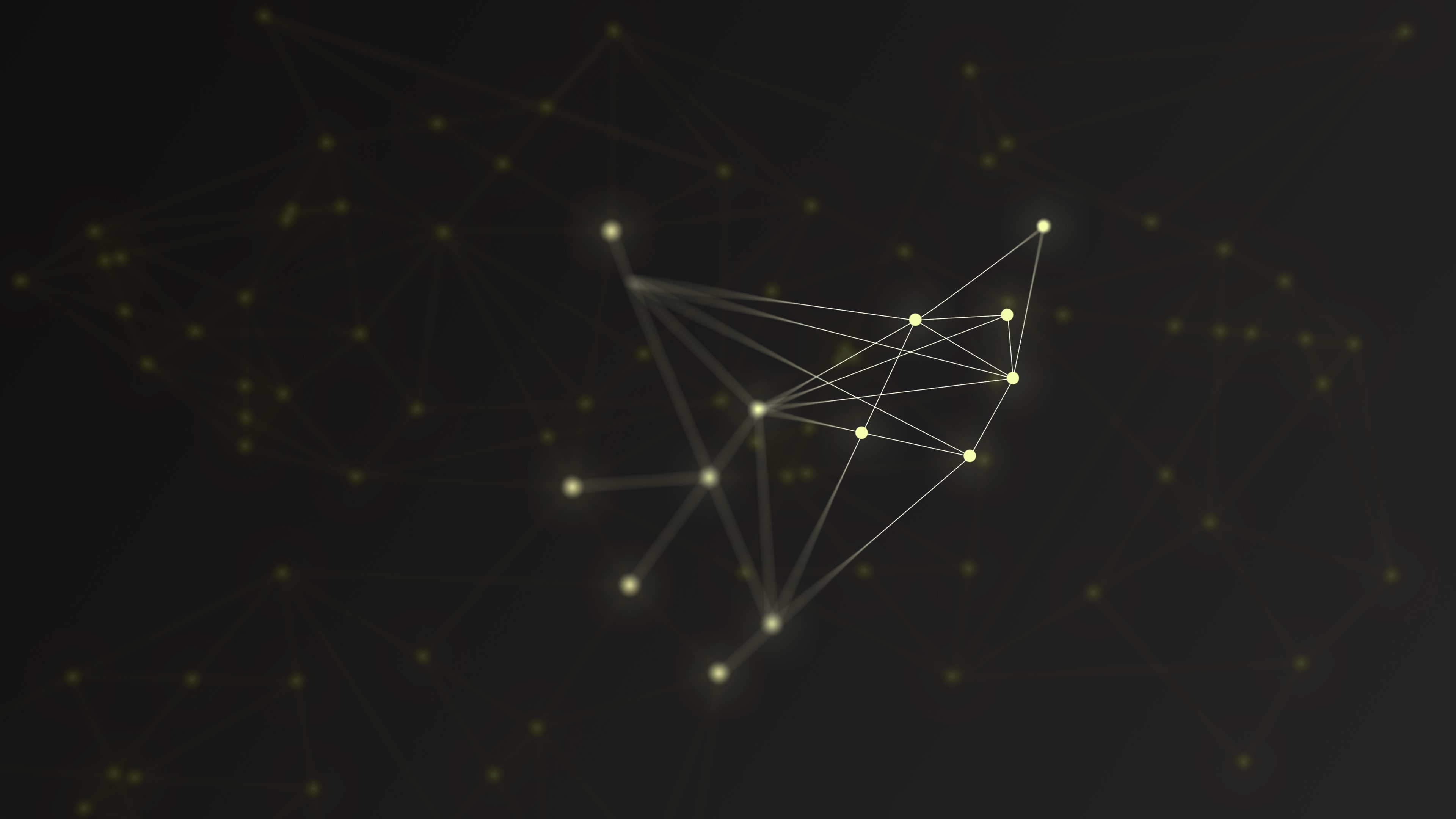 Plexus, abstract, lights, lines, HD Wallpaper