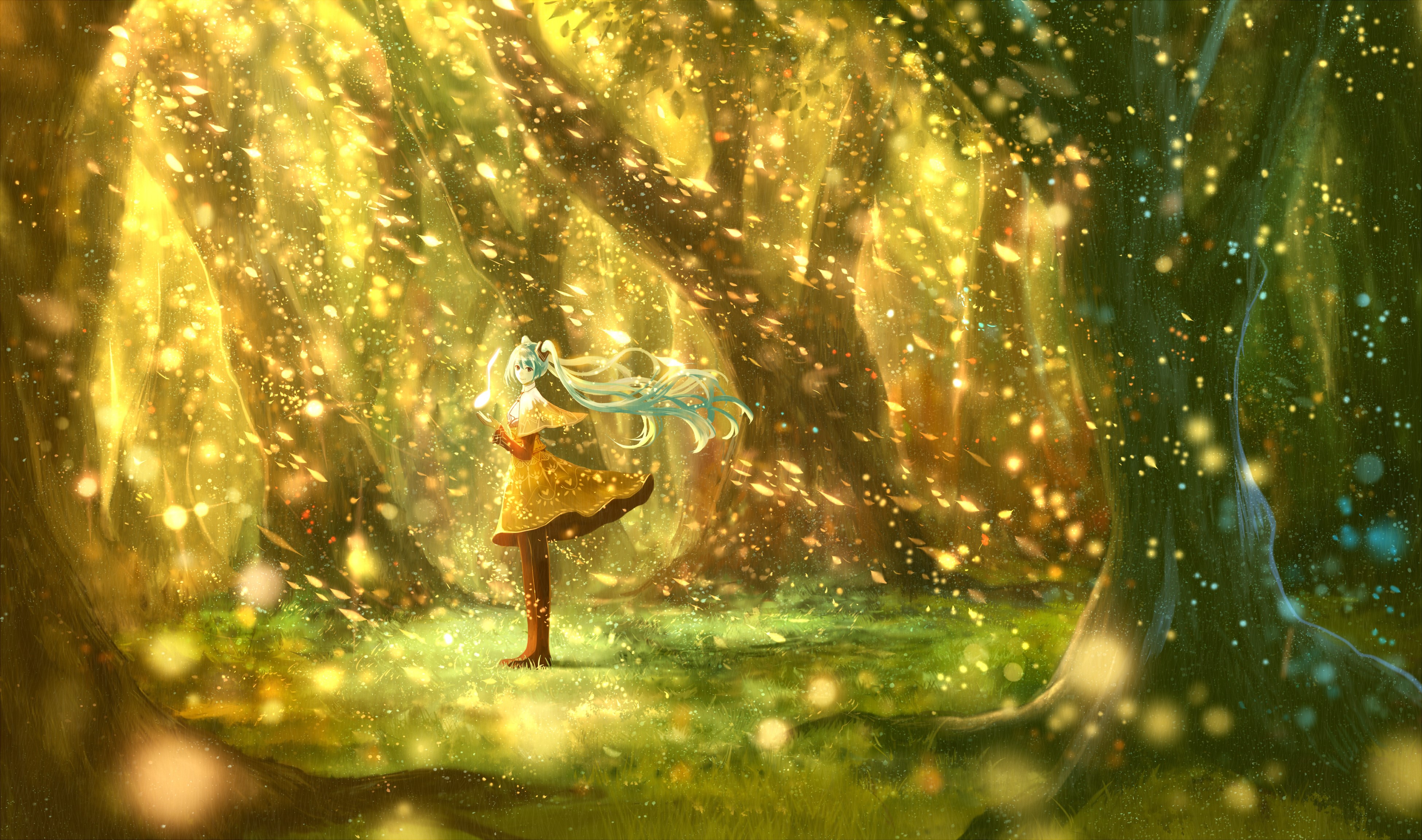 Game CG, Vocaloid, Hatsune Miku, HD Wallpaper