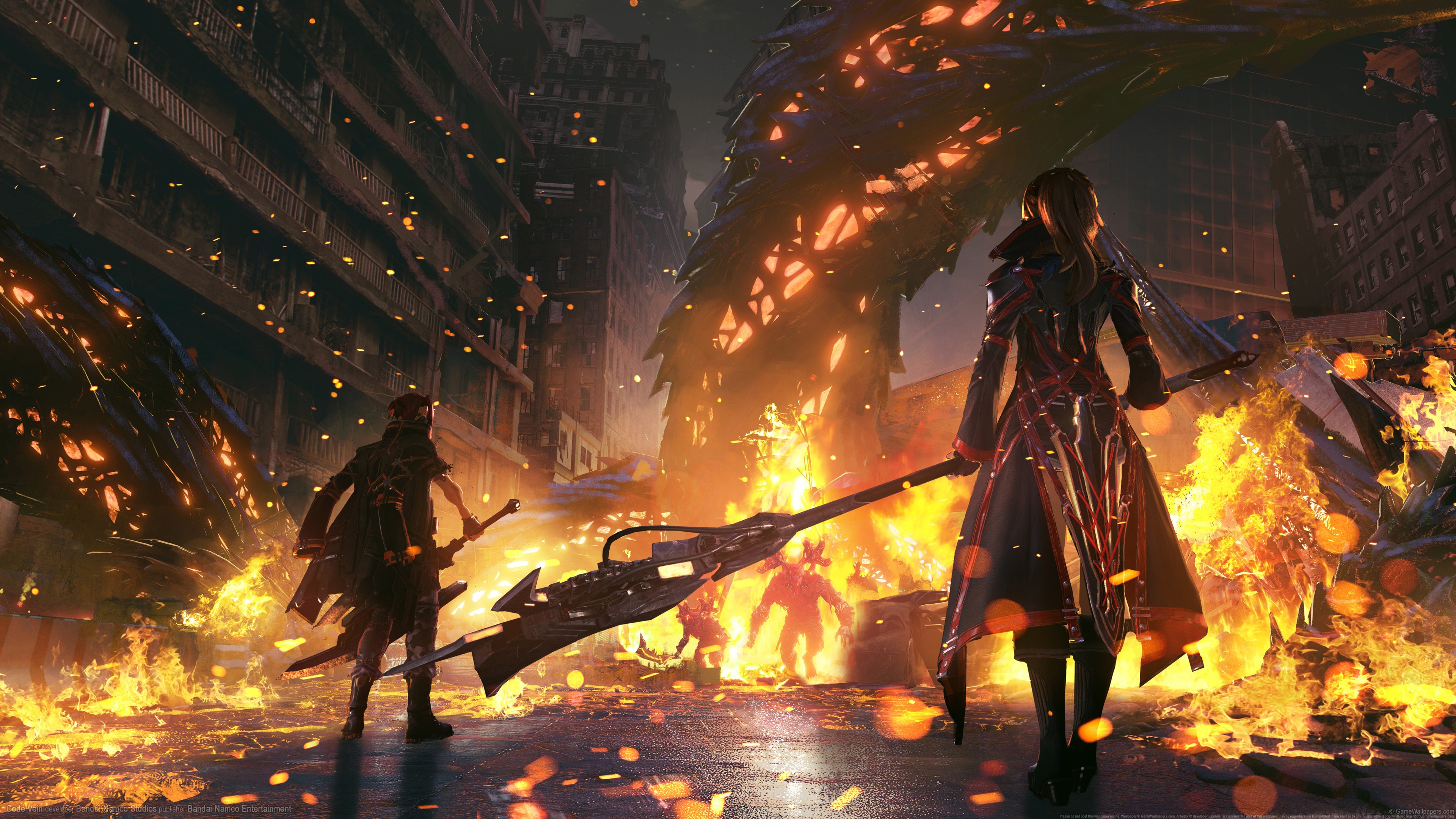 Girl With Weapon, Code Vein, HD Wallpaper