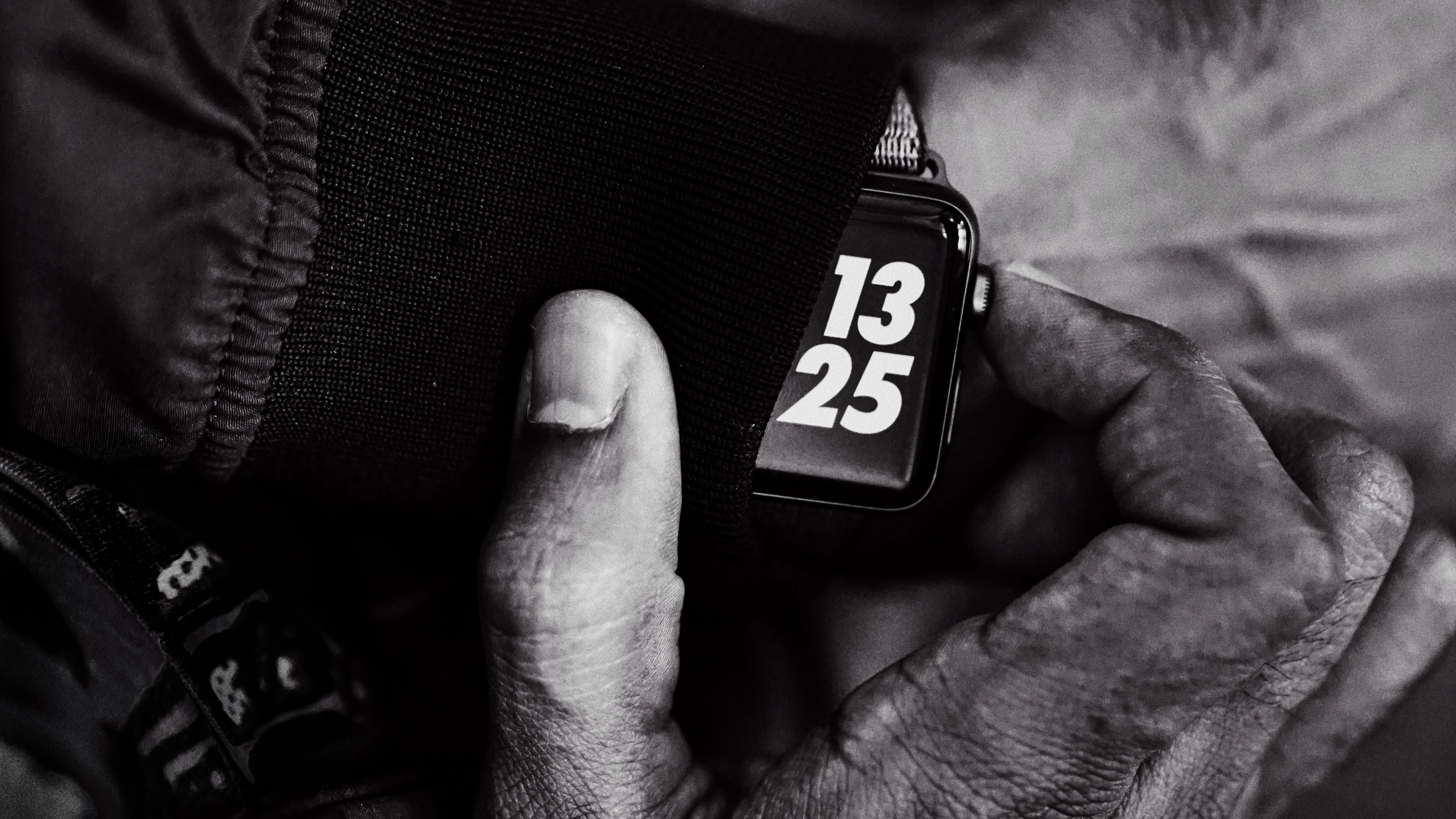 hands, watch, bw, time, accessory, 4k, HD Wallpaper