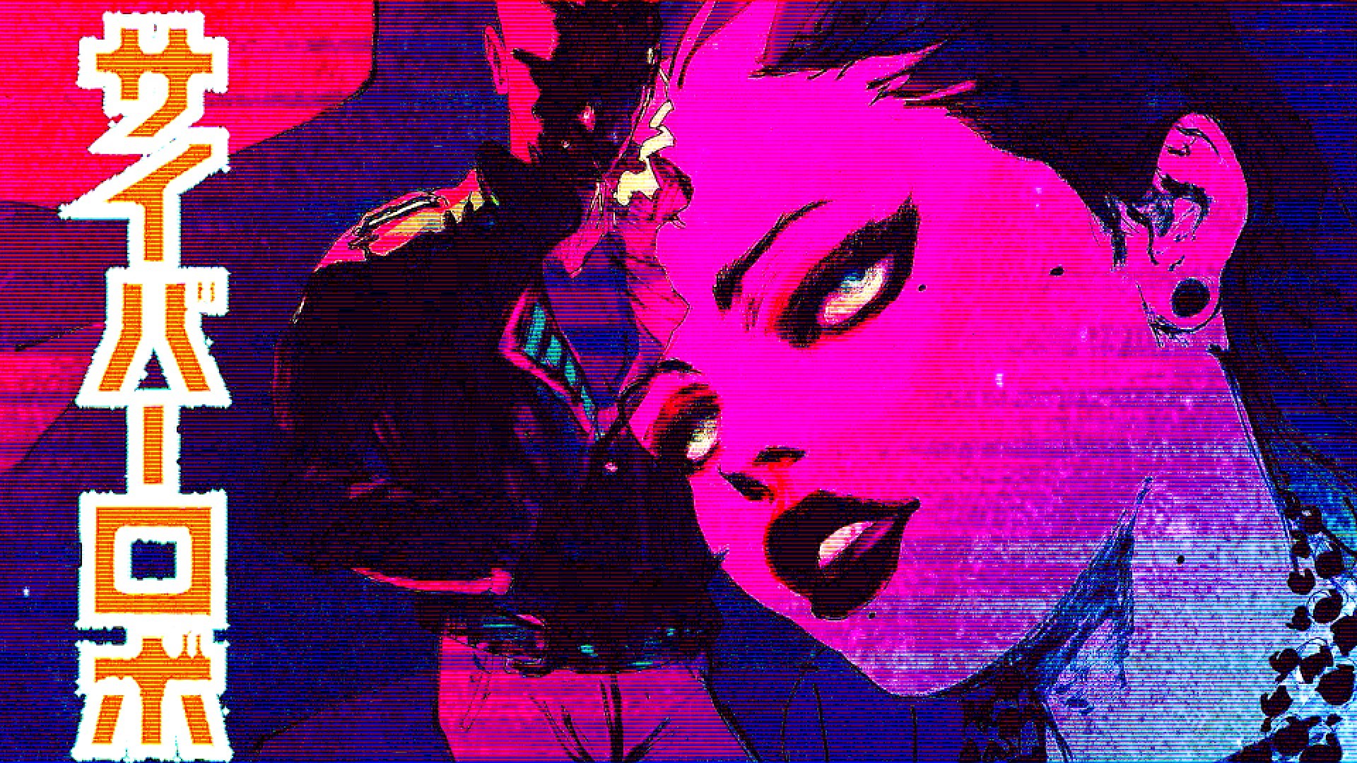 city, illustration, noir, neon, synthwave, digital art, HD Wallpaper