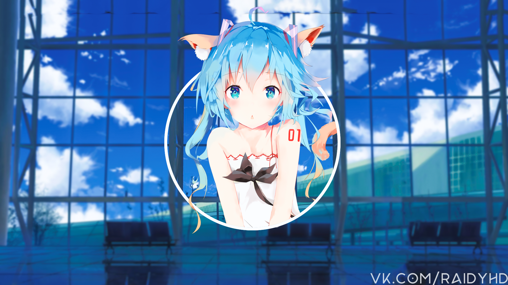 anime girls, anime, picture-in-picture, HD Wallpaper