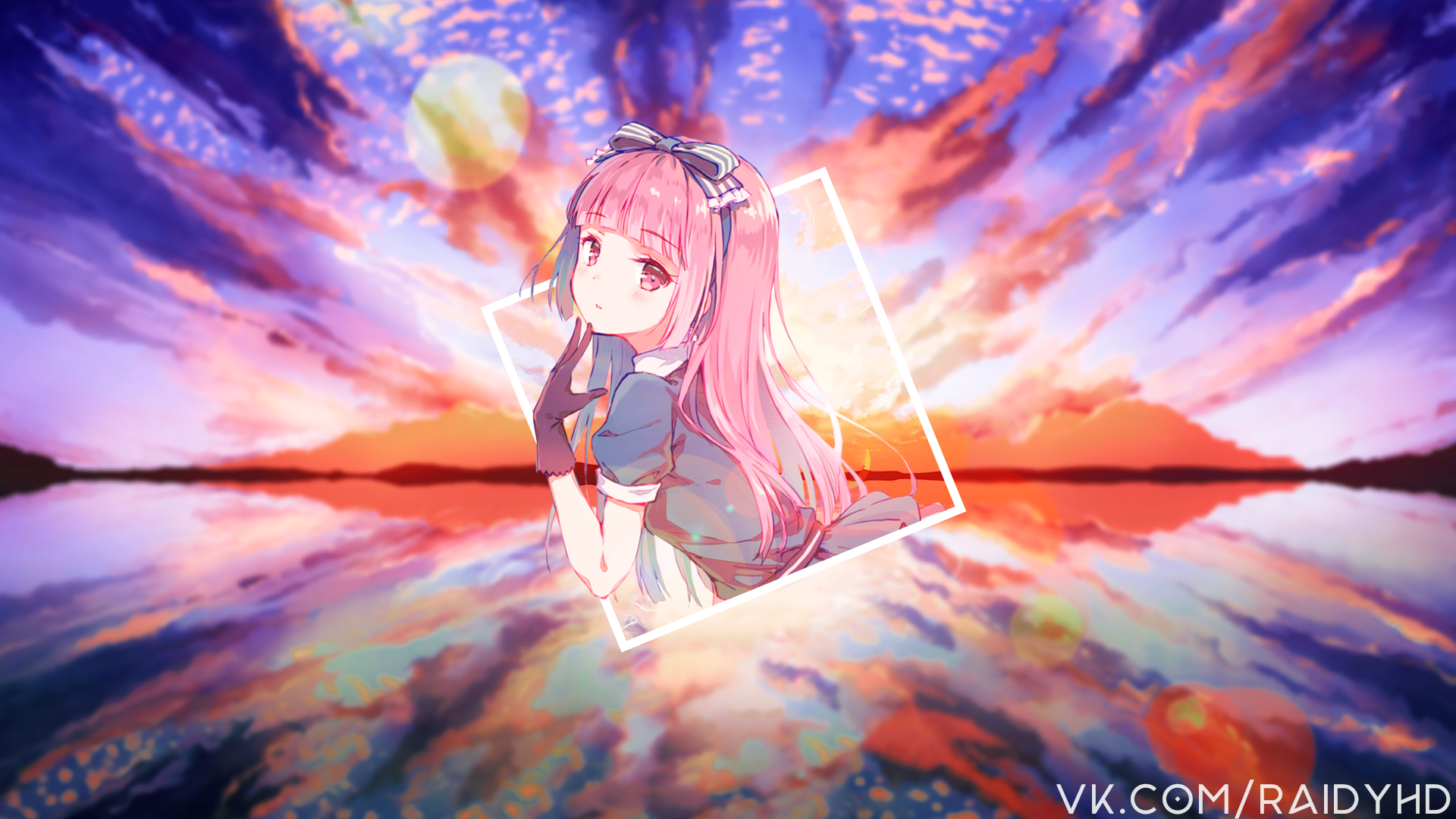 anime girls, anime, picture-in-picture, HD Wallpaper