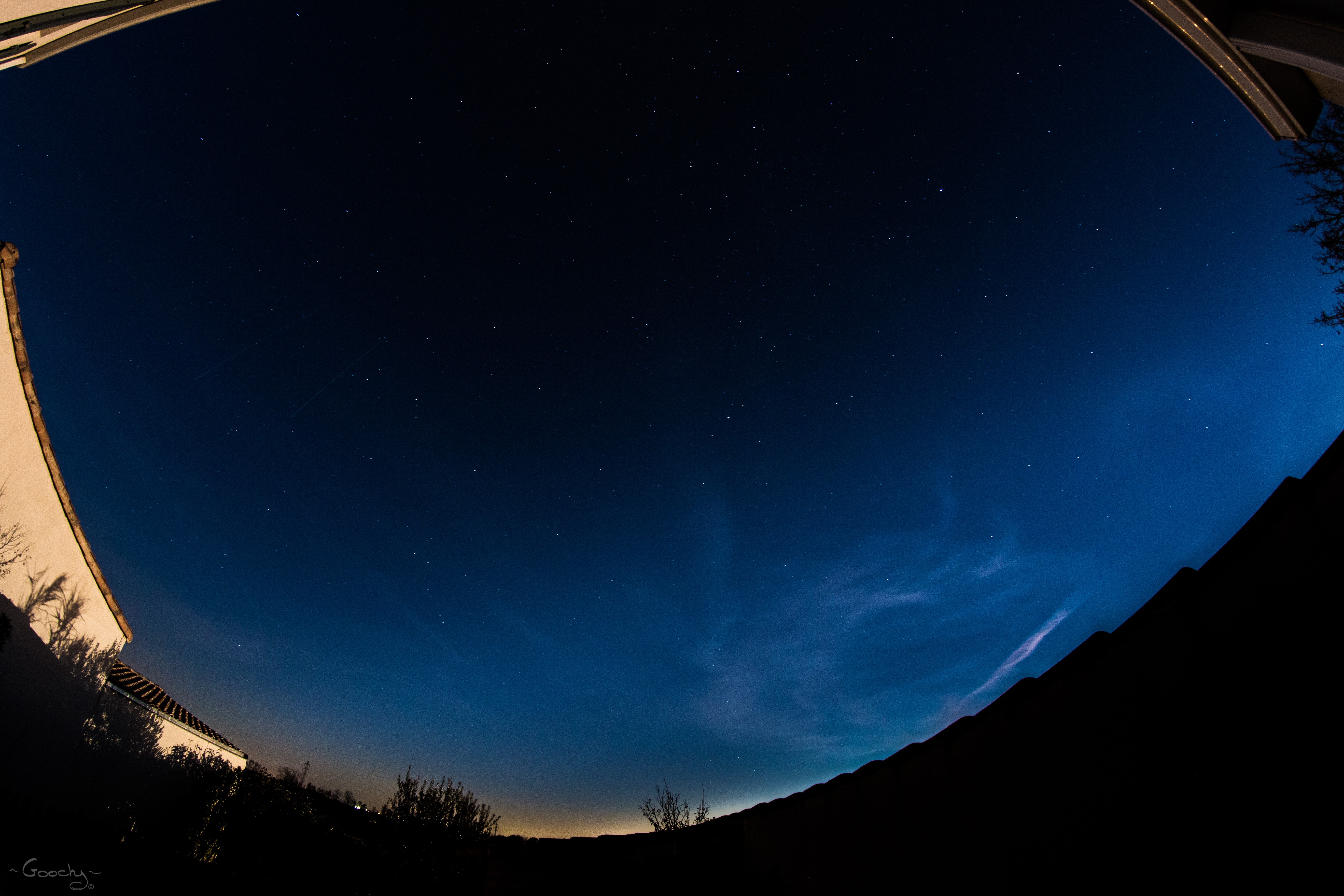 stars, Sky Temple, dark, blue, HD Wallpaper