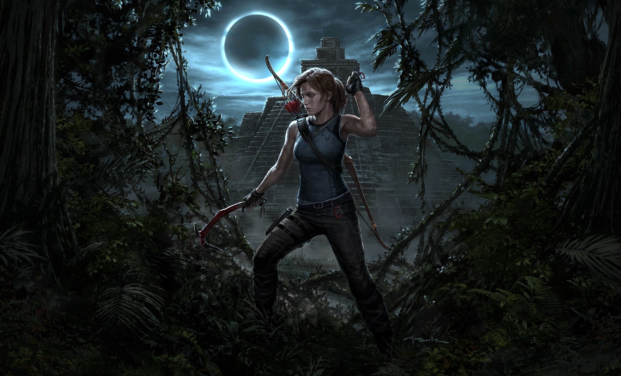 Shadow of the Tomb Raider, Tomb Raider 2018, video games, concept art, Tomb Raider, HD Wallpaper