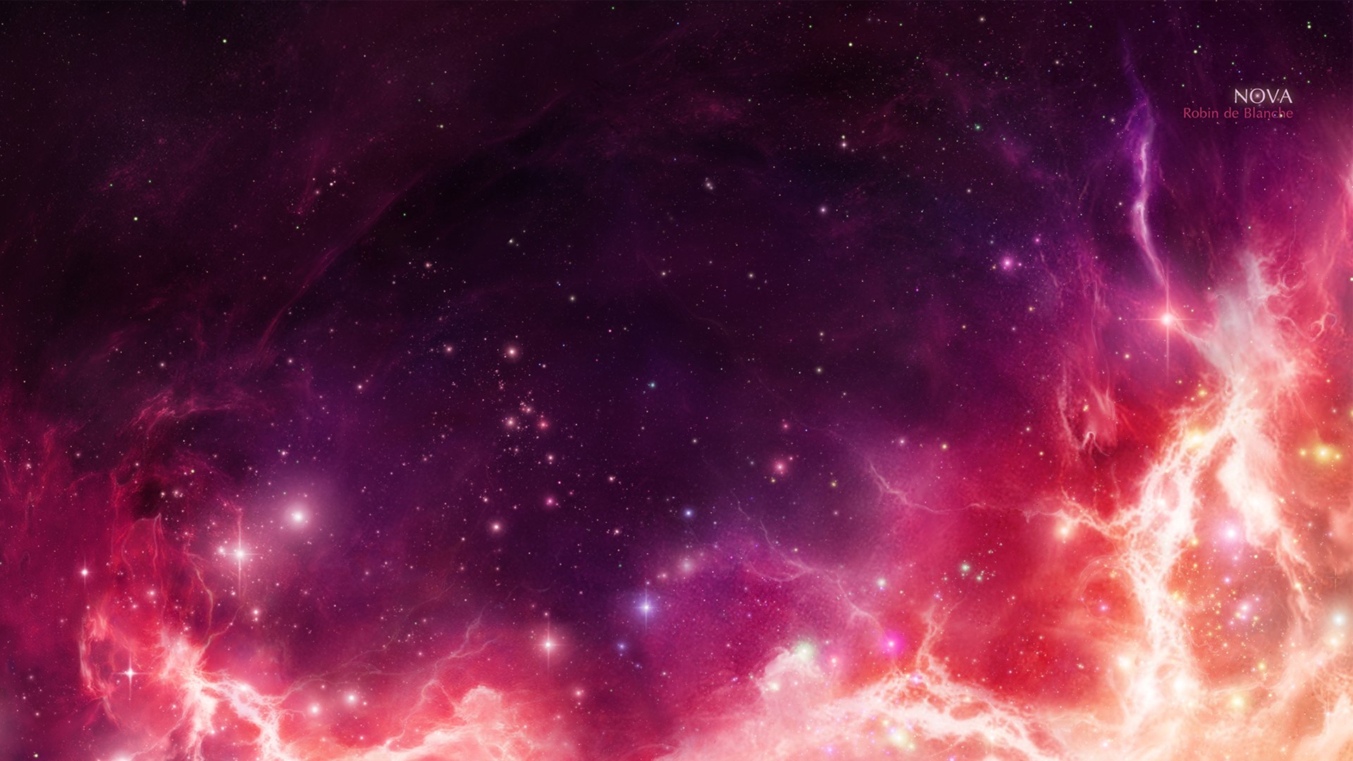 digital art, space, stars, galaxy, HD Wallpaper
