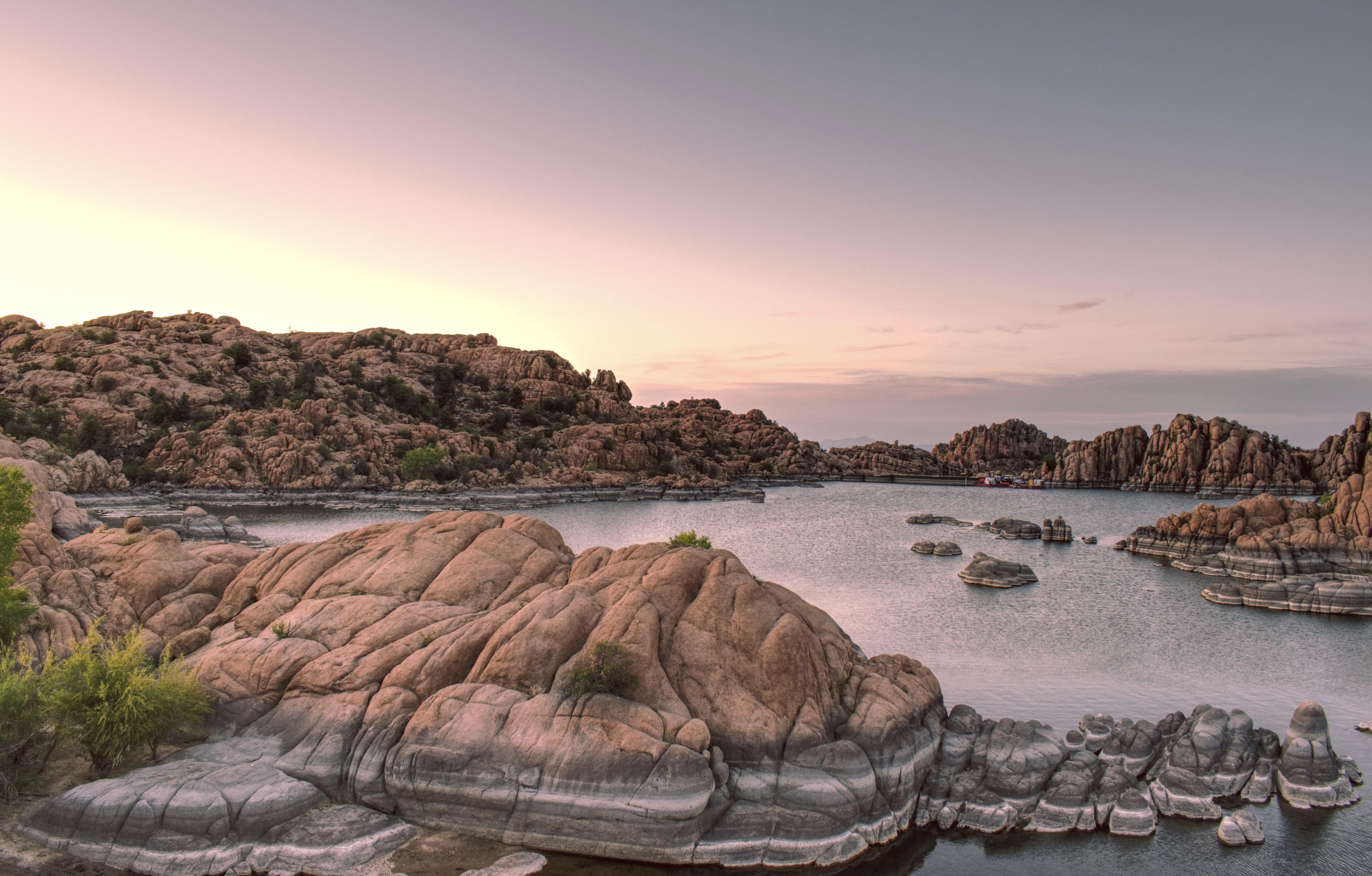 landscape, lake, photography, HD Wallpaper