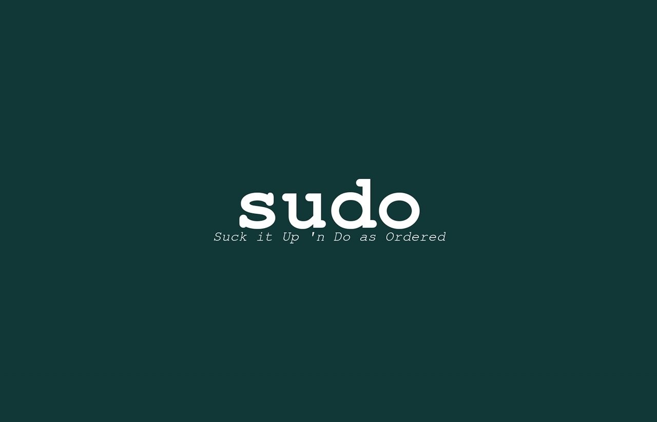 sudo, technology, Linux, programming, humor, HD Wallpaper