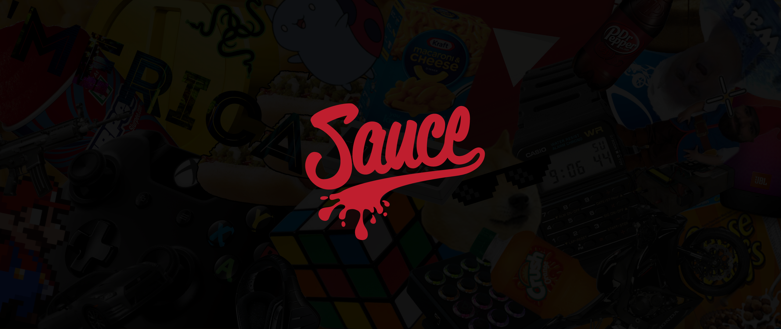 Sauce, black, red, HD Wallpaper