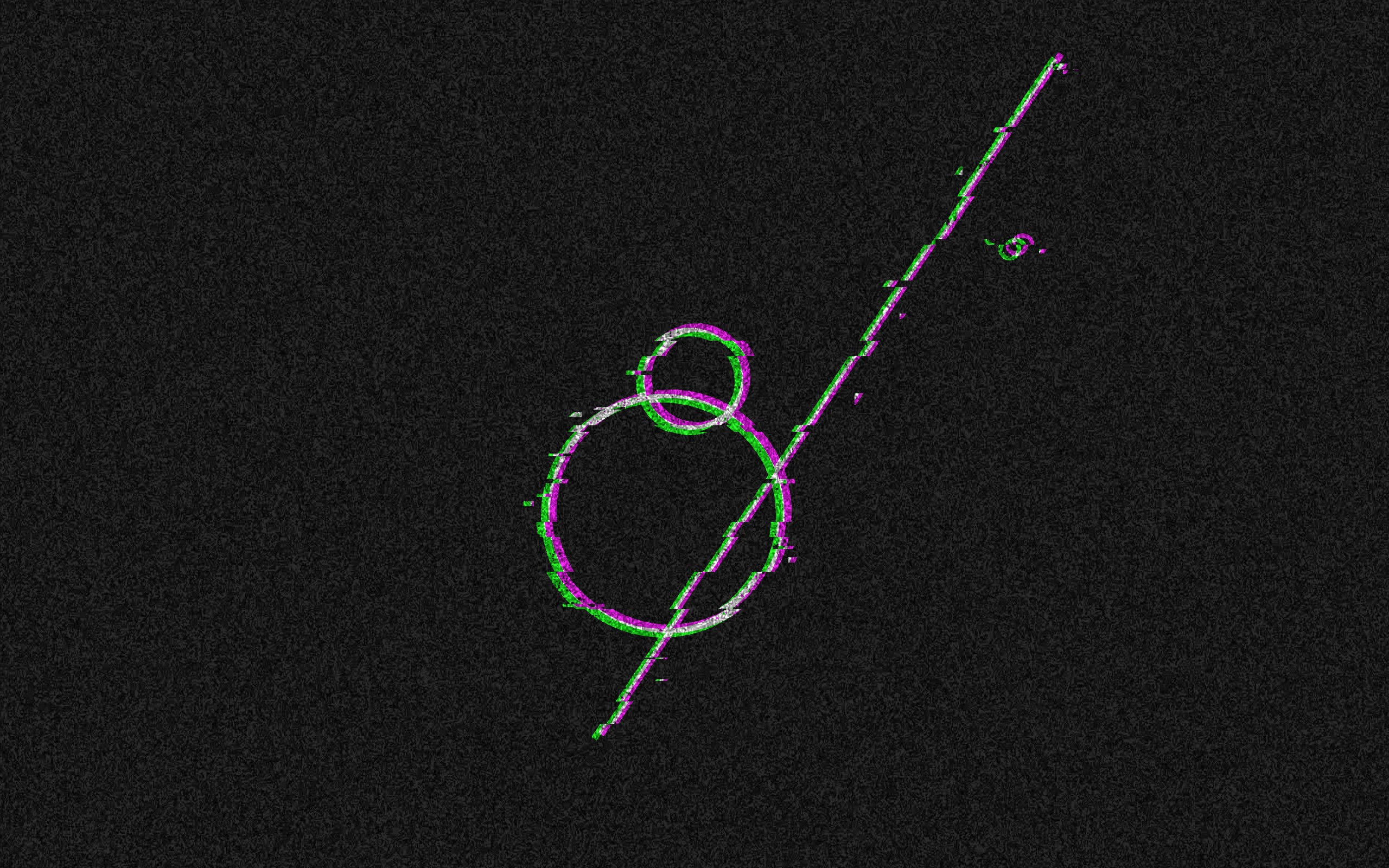 geometry, minimalism, shapes, line art, glitch art, HD Wallpaper