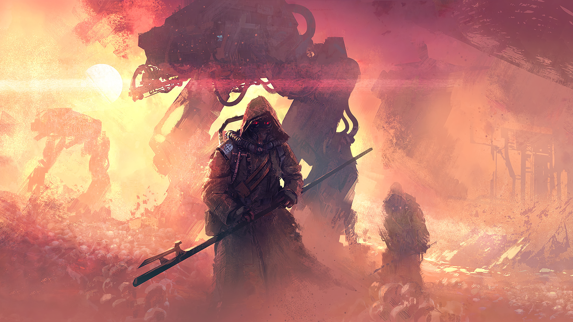 robot, soldier, digital art, artwork, HD Wallpaper