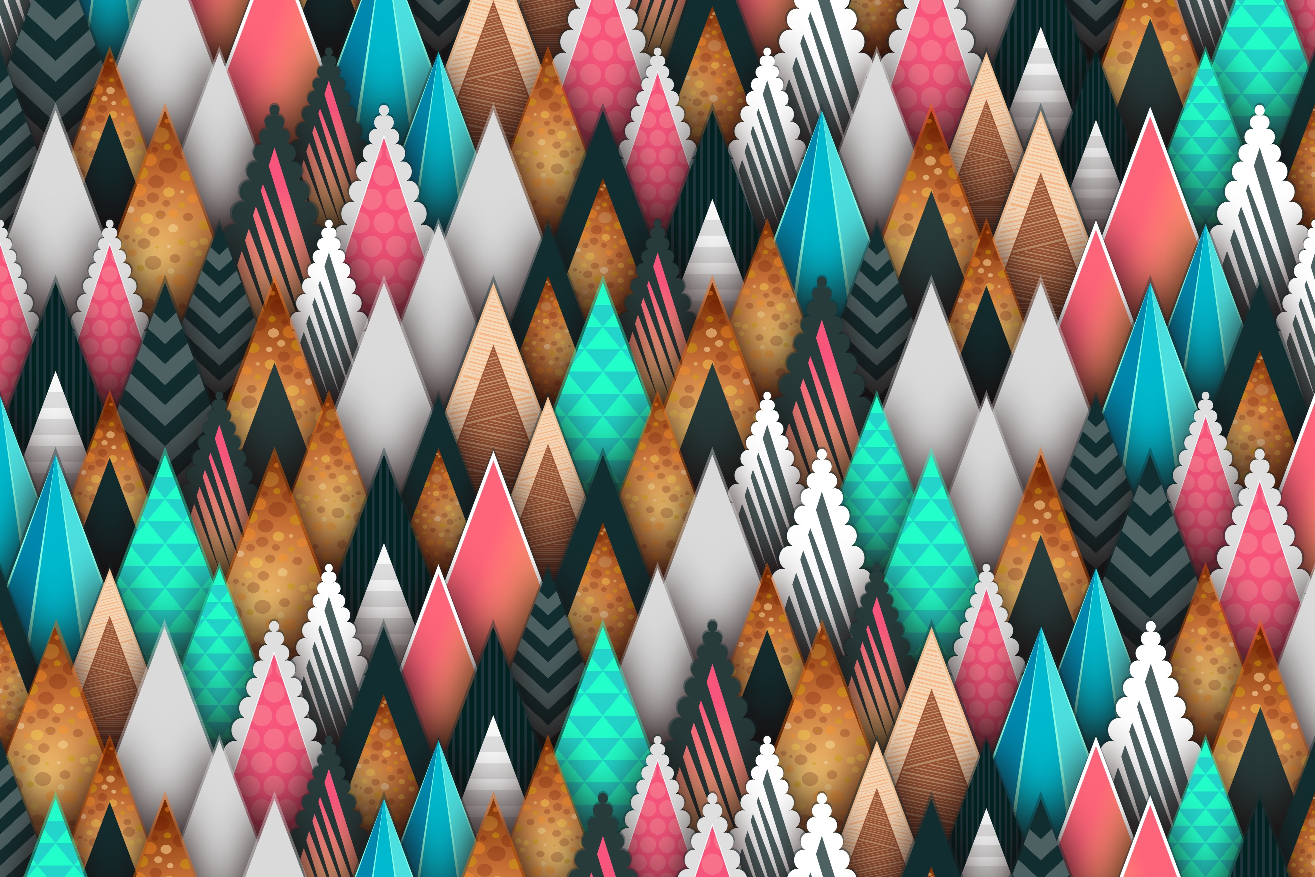 digital art, abstract, colorful, texture, HD Wallpaper