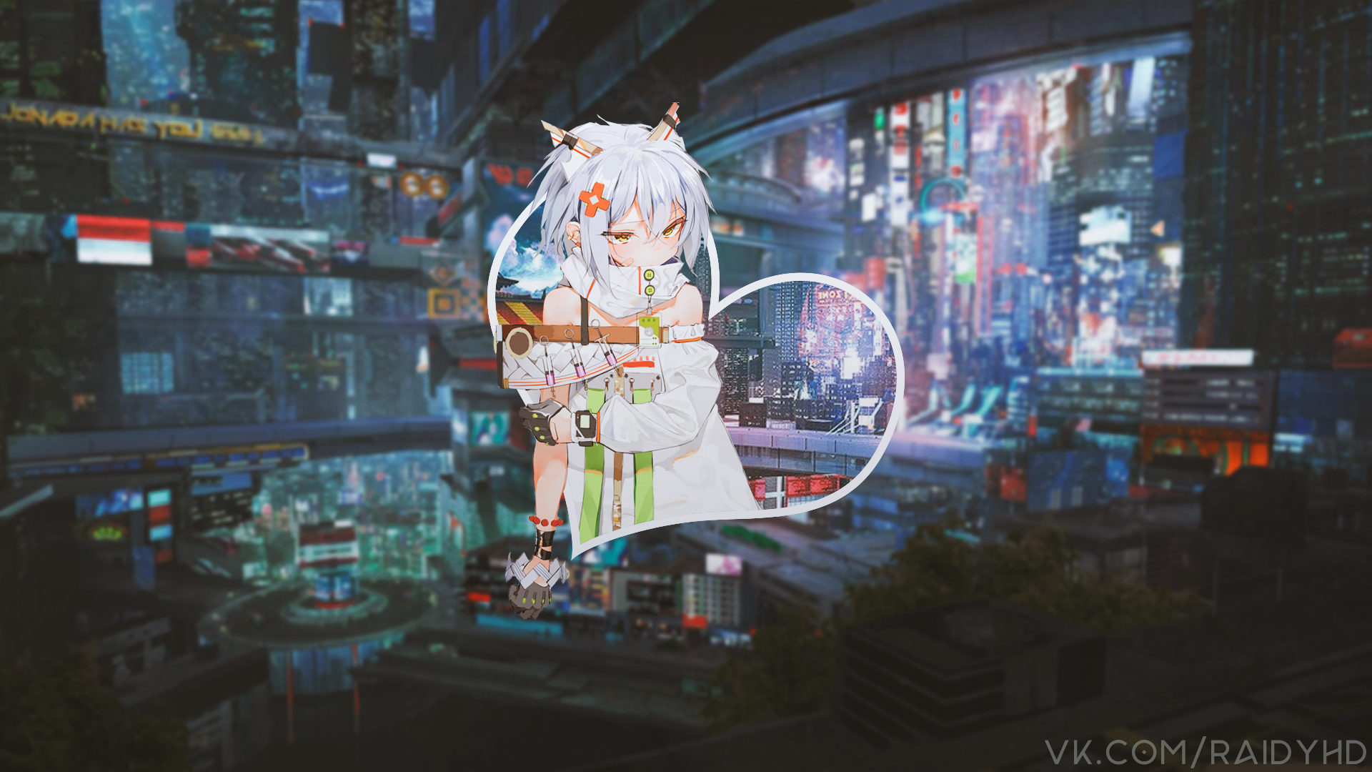 anime girls, anime, picture-in-picture, HD Wallpaper