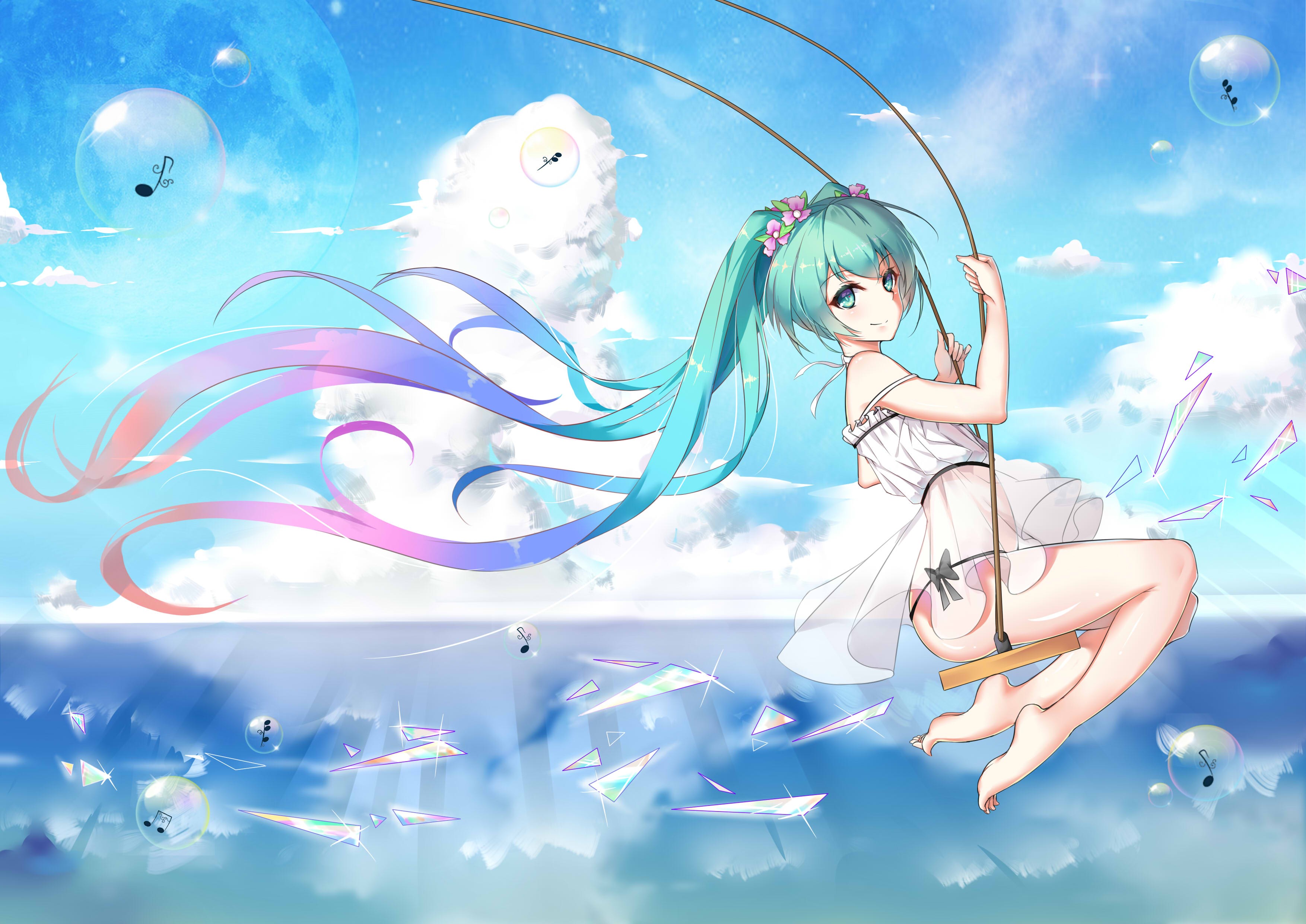 anime girls, 呓语青芒, Vocaloid, HD Wallpaper