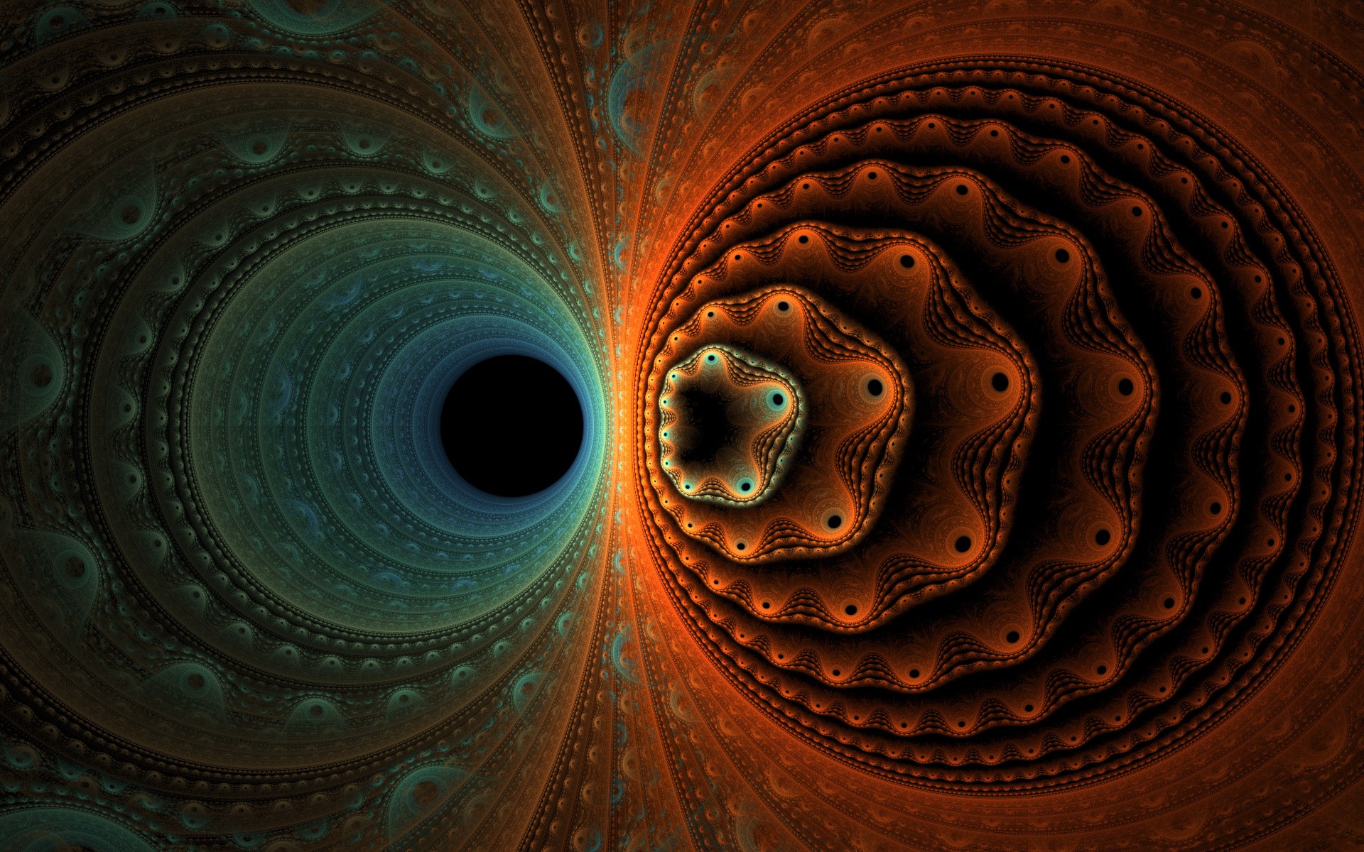 psychedelic, trippy, bubble, colorful, fractal, HD Wallpaper