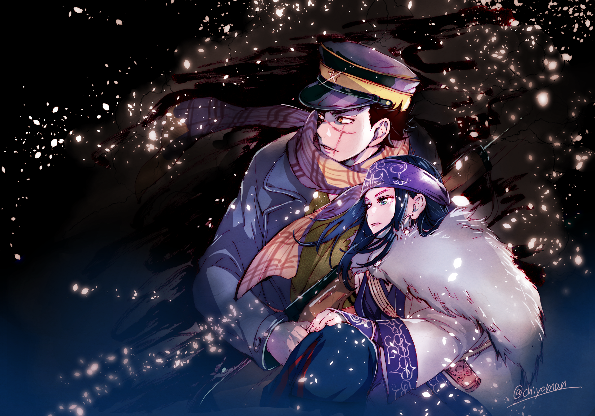 Golden Kamuy, Asirpa (Golden Kamuy), Sugimoto Saichi, HD Wallpaper