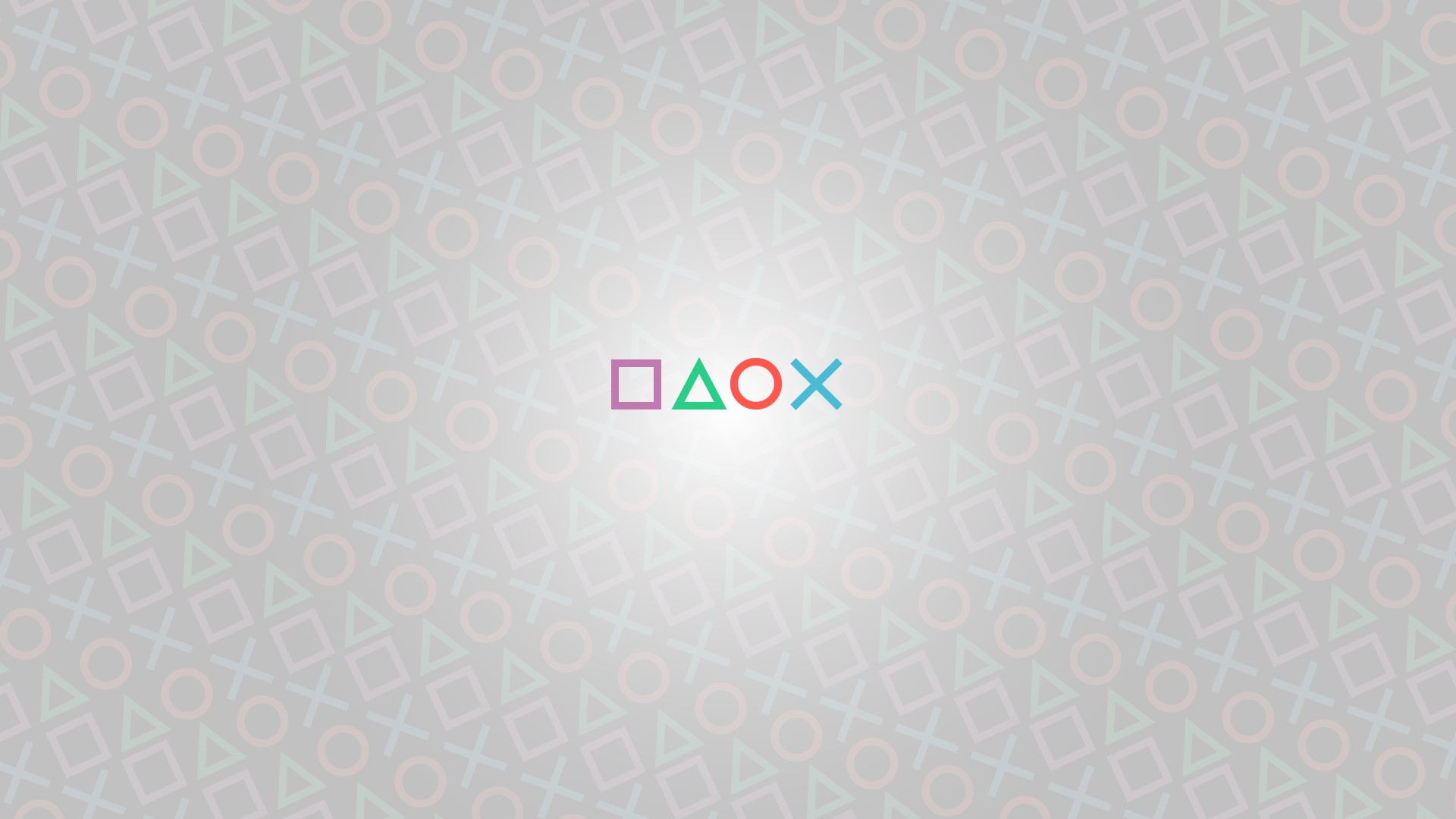 PlayStation, simple, Adobe Illustrator, Sony, gray, HD Wallpaper