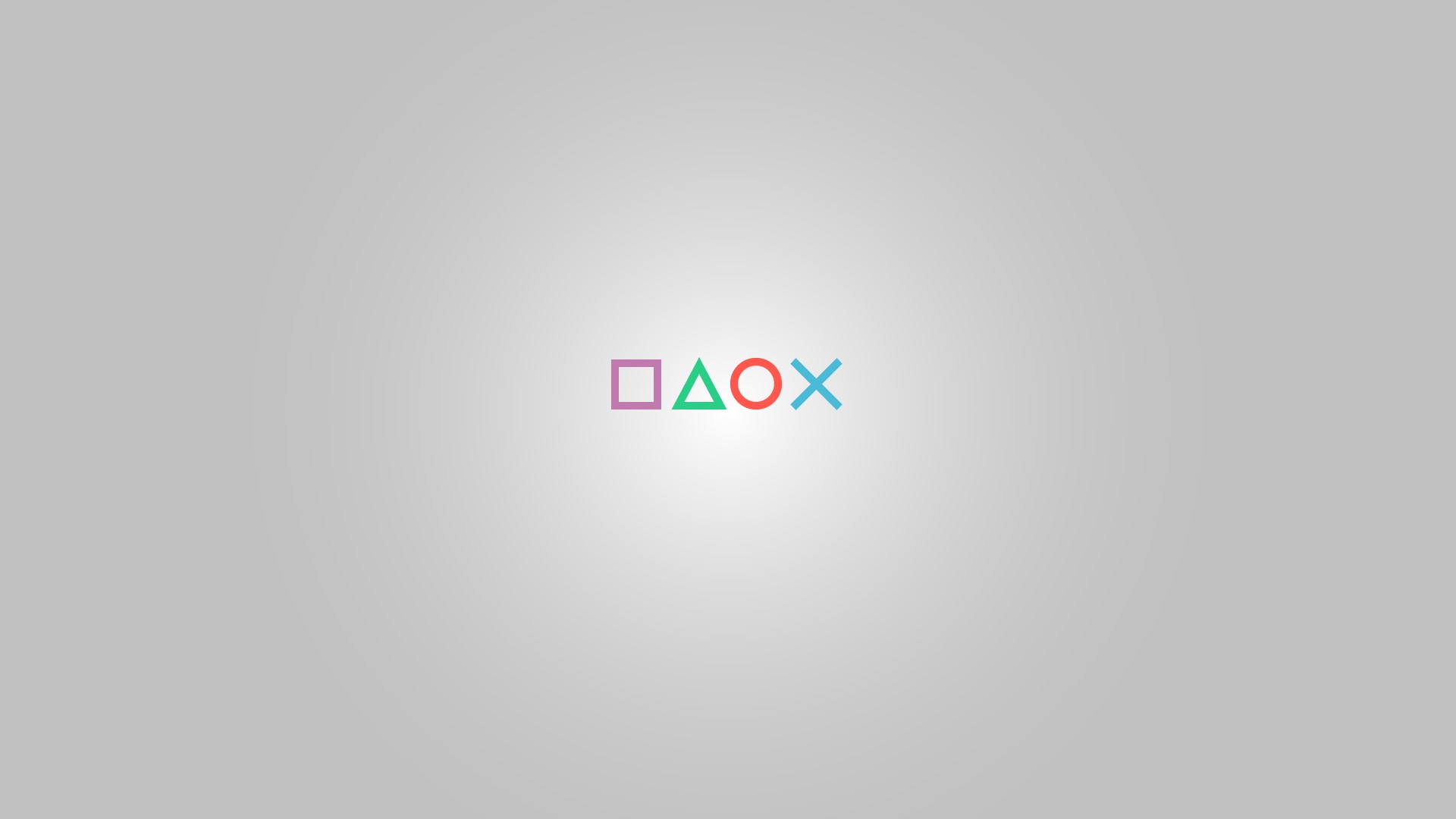 PlayStation, simple, Adobe Illustrator, Sony, gray, HD Wallpaper
