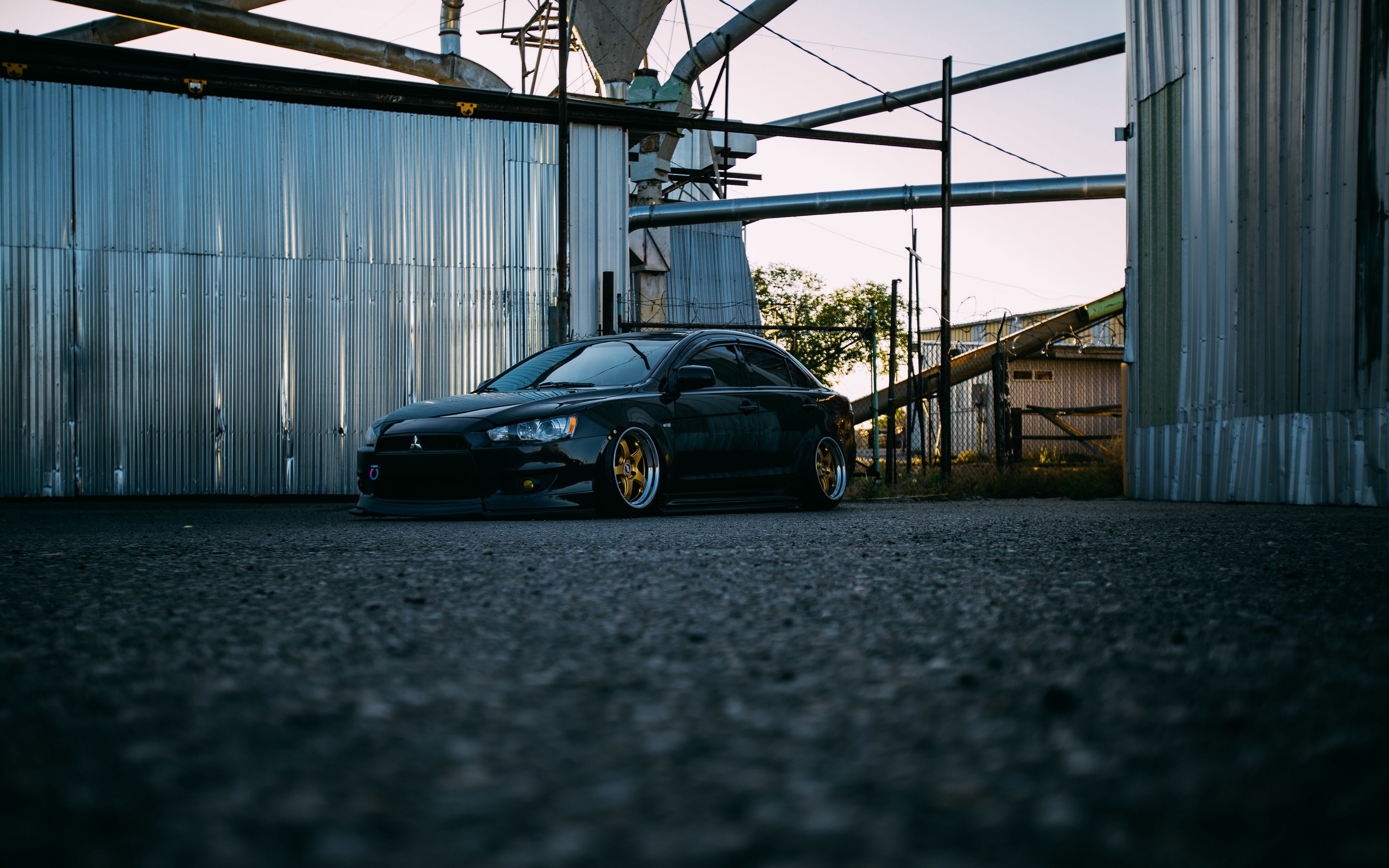 car, tuning, vehicle, black cars, HD Wallpaper